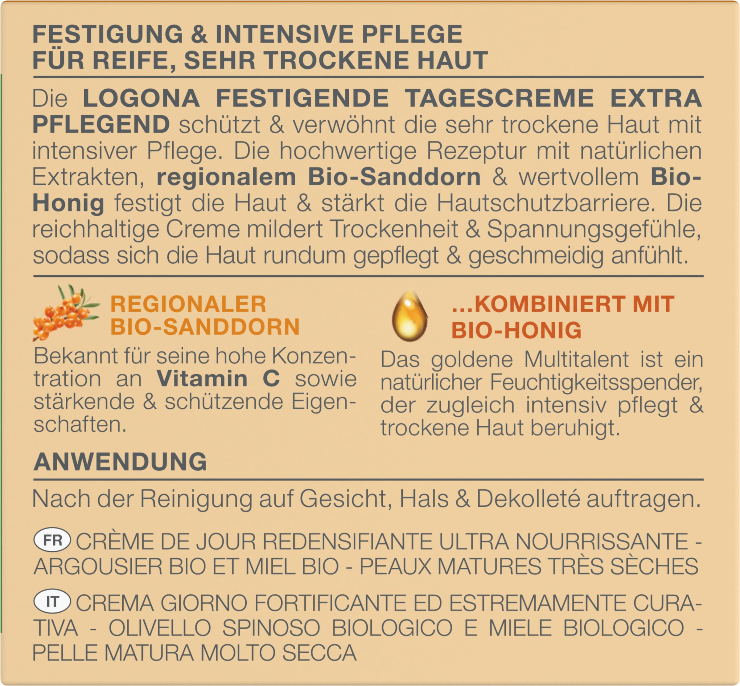 3. Bild von LOGONA Tagescreme »Logona AP Pflegende Tagescreme«