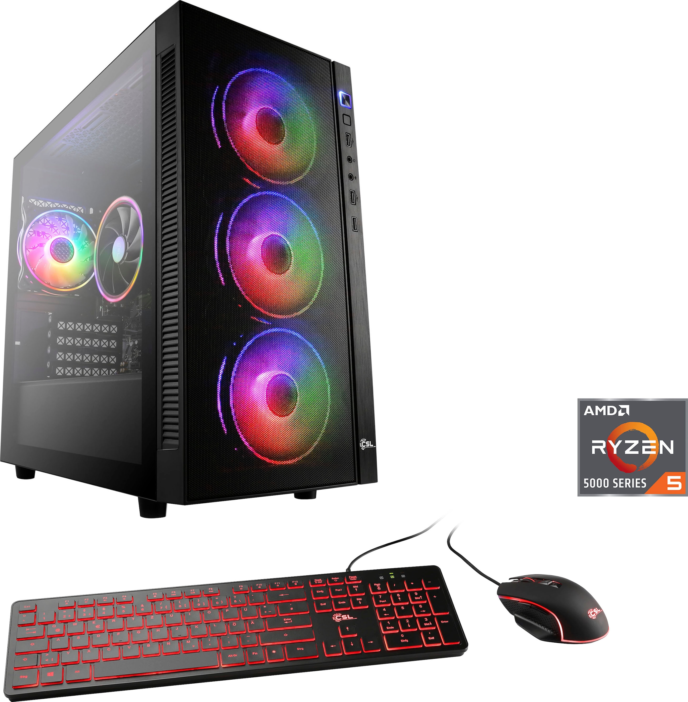 Memory PC Gaming-PC-Komplettsystem (23,60, AMD Ryzen 5 5600G