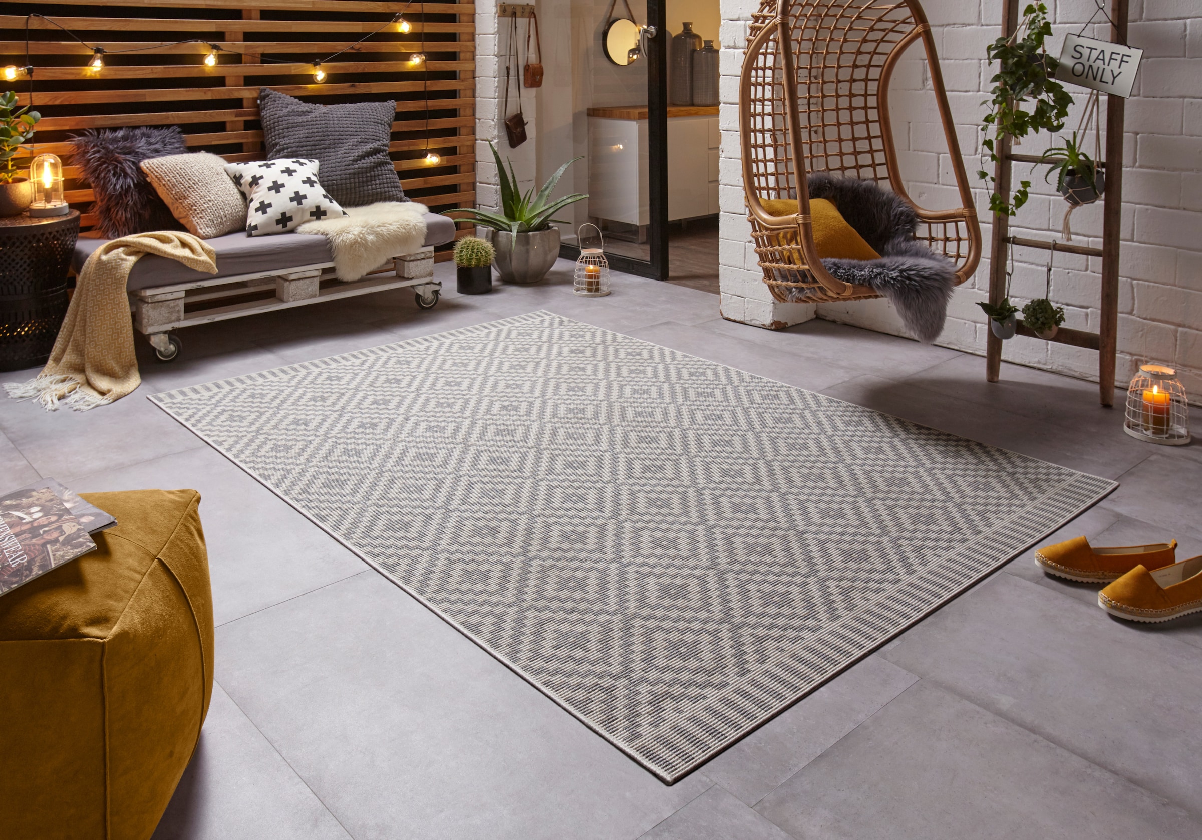 HANSE Home Teppich »Breeze«, rechteckig, 8 mm Höhe, In-& Outdoor, Wetterfes günstig online kaufen