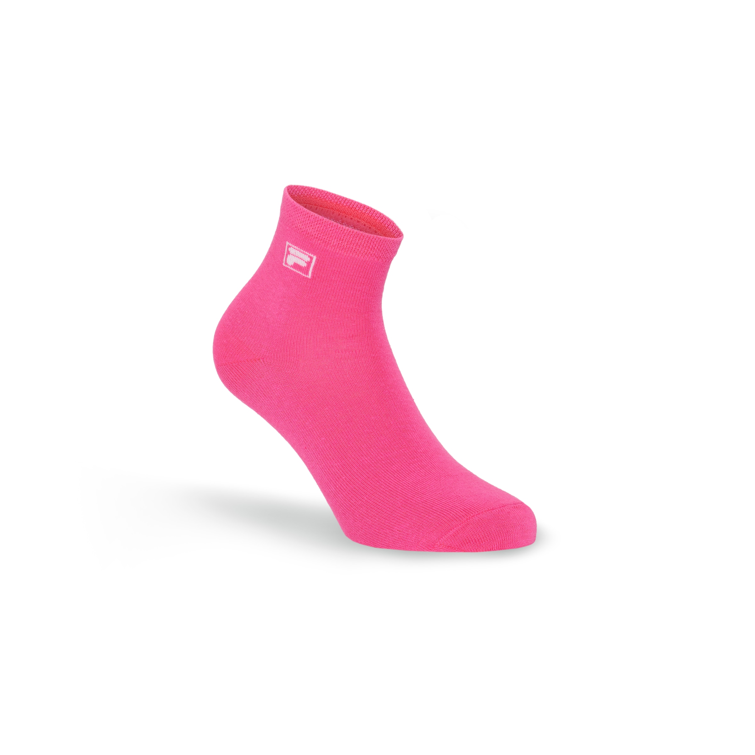 Fila Kurzsocken »UNISEX QUARTER PLAIN SOCKS«, (3 Paar), mit eingestrickem Logo
