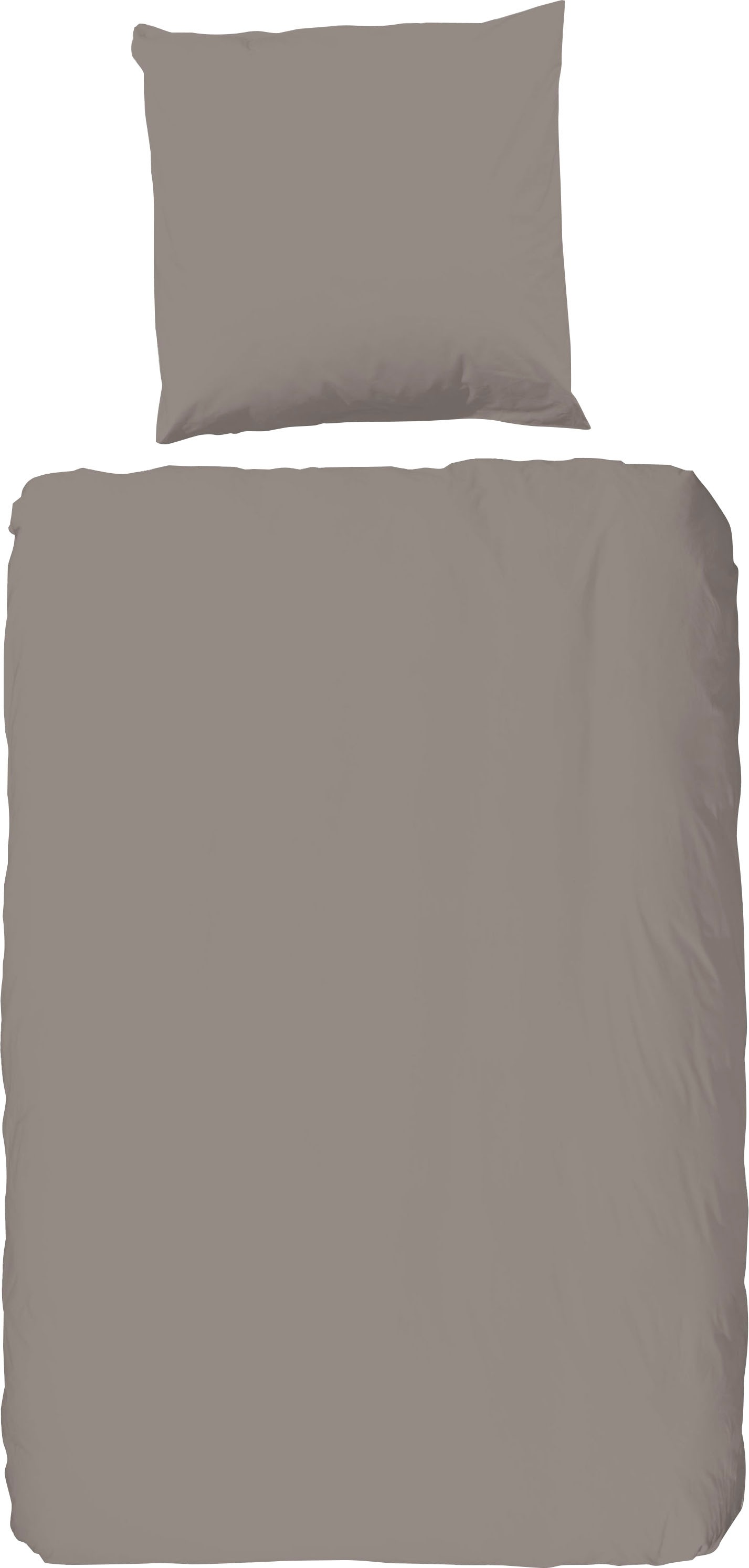 hip Bettwäsche »Hip Uni« 2 Stk. tlg. 100% Baumwolle, Mako-Satin, 135x200, U günstig online kaufen