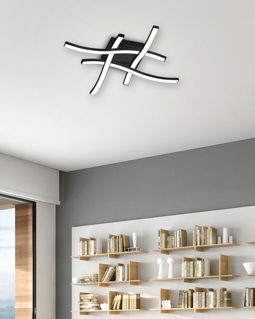 REALITY Leuchten LED Deckenleuchte »Route«, 4 flammig, Leuchtmittel LED-Mod günstig online kaufen
