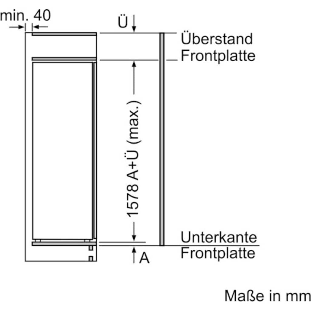 BOSCH Einbaukühlschrank »KIL72AFE0«, KIL72AFE0, 157,7 cm hoch, 55,8 cm breit