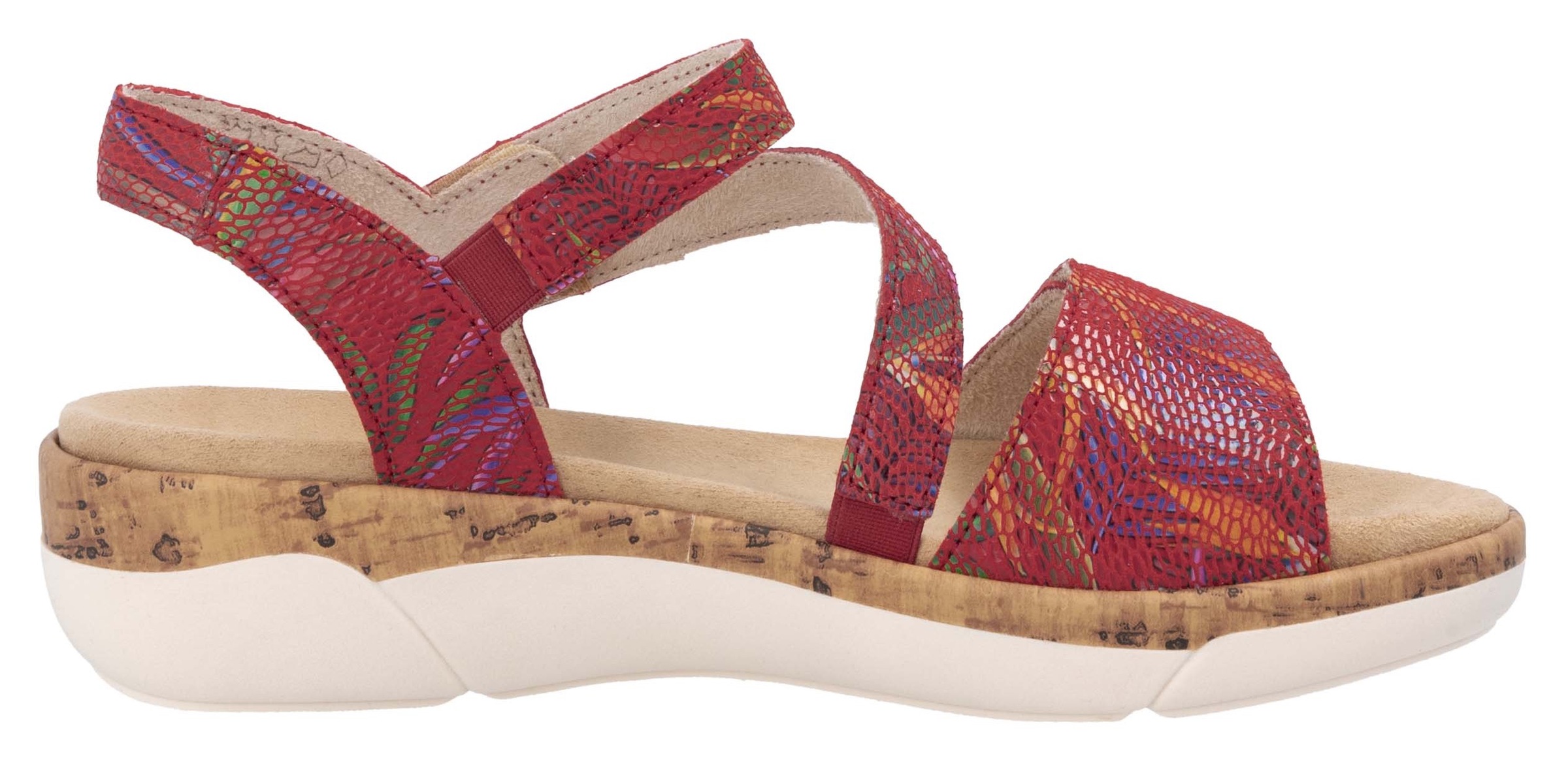 Remonte Keilsandalette  , Sommerschuh, Klettschuh, Riemchensandale mit Softfußbett