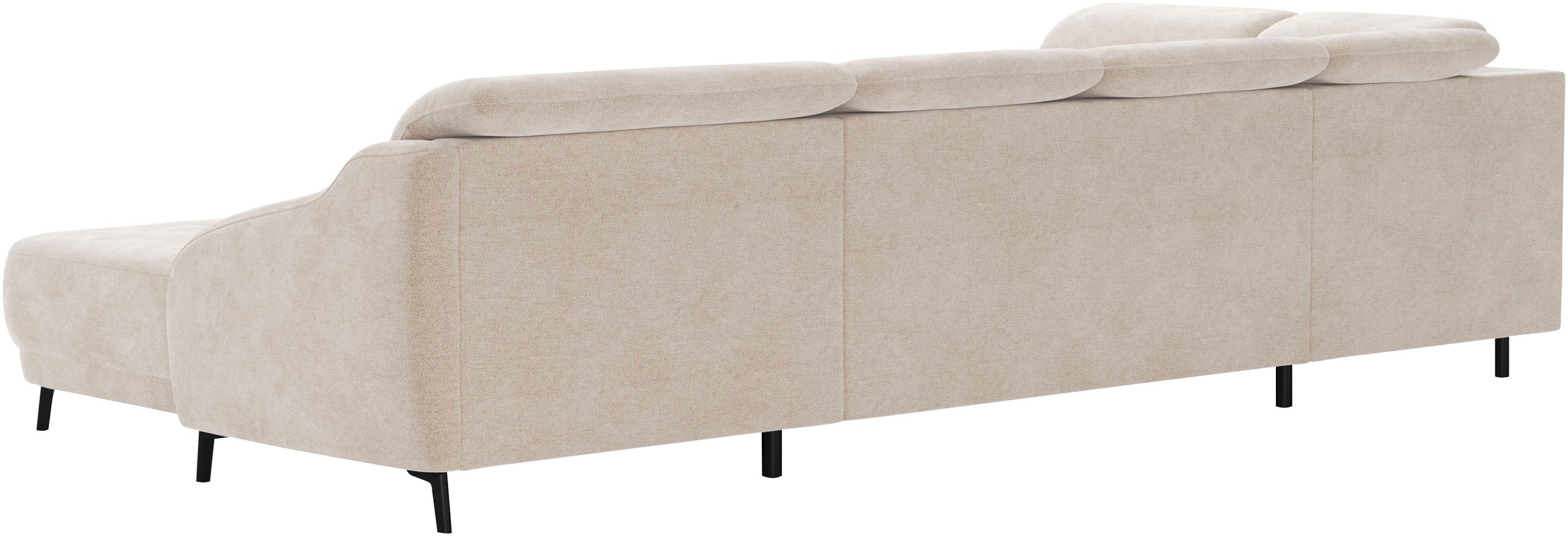 sit&more Wohnlandschaft »Blues U-Form«, inkl. Kopfteilverstellung, wahlweise mit Klapptisch und USB