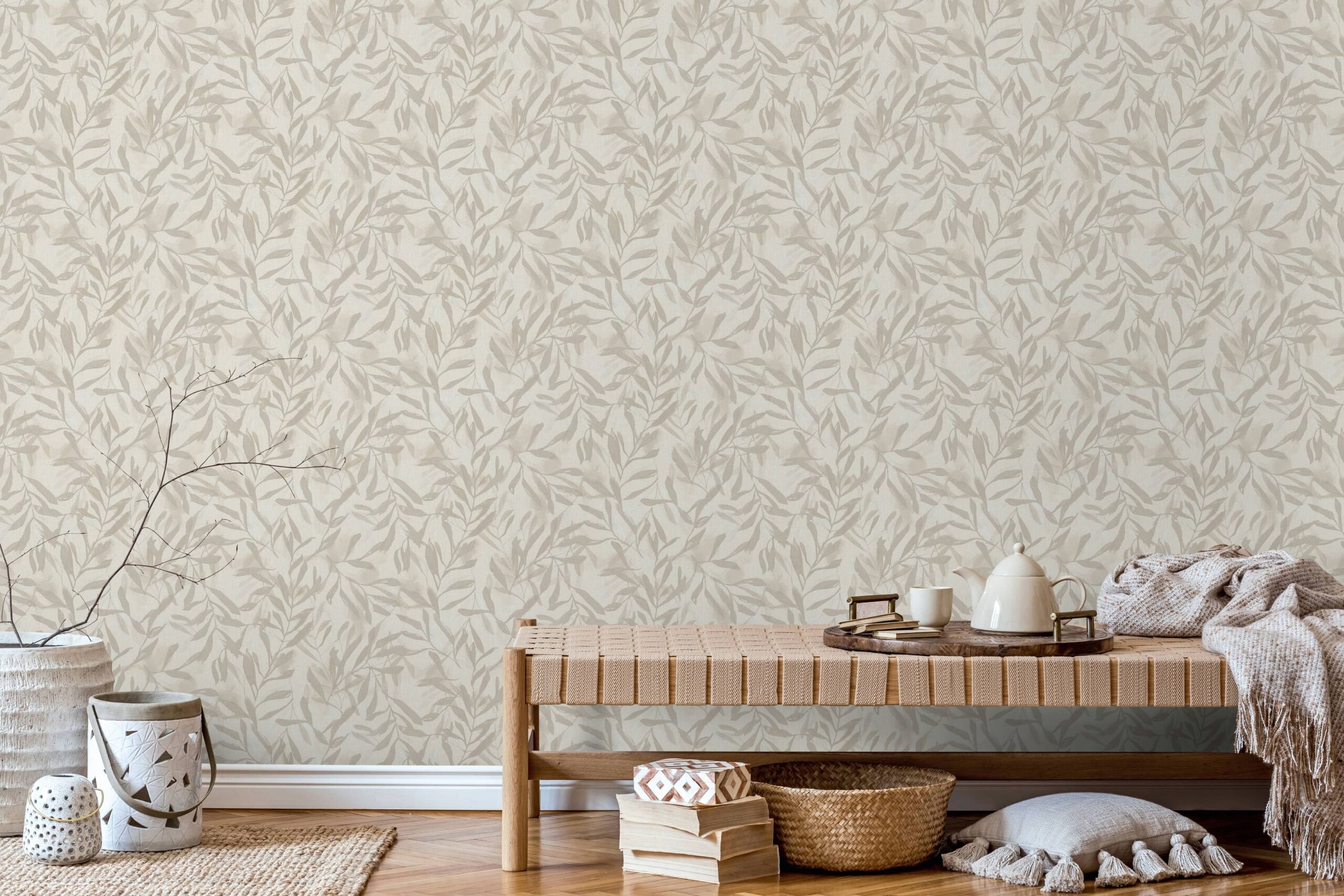 Marburg Vliestapete »Tapete Leaf Luxe« floral geprägt moderne Vliestapete f günstig online kaufen