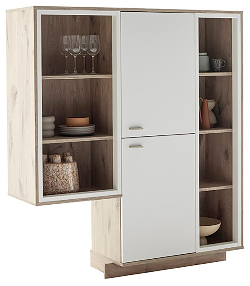 MCA furniture Highboard »SANTERNO«, nur in Verbindung mit Type 46310960! Breite 124 cm