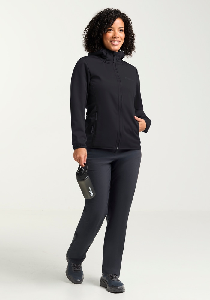 Jack Wolfskin Softshelljacke »WINDHAIN HOODY W«, mit Kapuze
