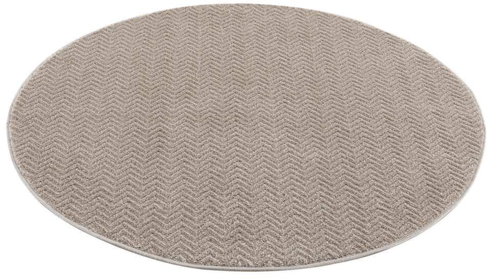 Carpet City Teppich "Friseé-Teppich FANCY805" rund 12 mm Höhe Kurzflor, Ein günstig online kaufen