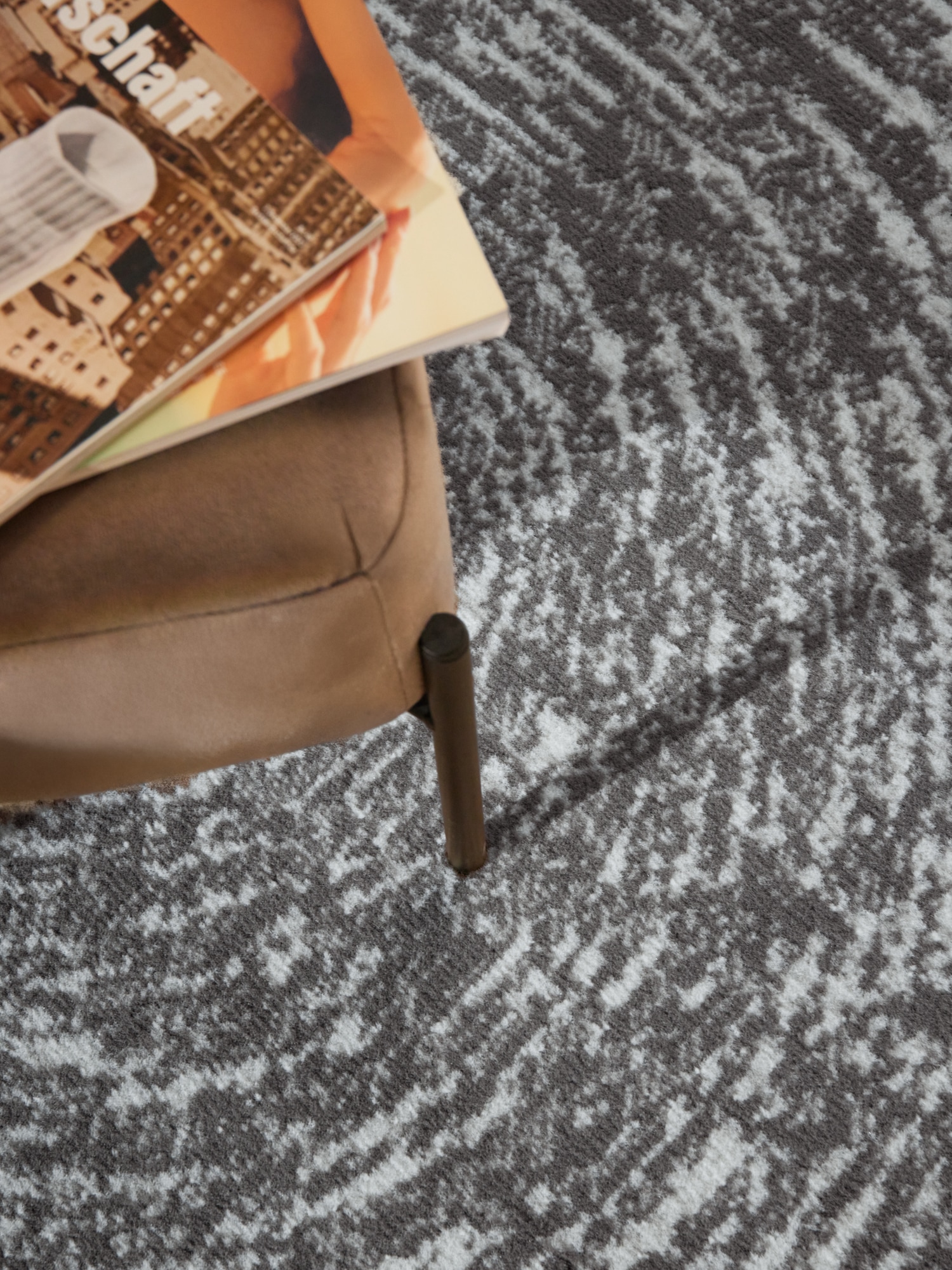 HANSE Home Teppich »Cavallo«, rund, 9 mm Höhe, Wohnzimmer, Schlafzimmer, Flur, Kurzflor, meliert, Vintage, weich
