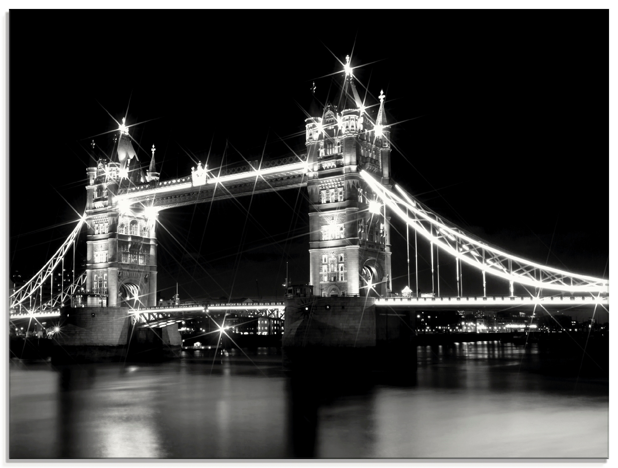 Artland Glasbild »Tower Bridge London«, Brücken, (1 St.), in verschiedenen Größen