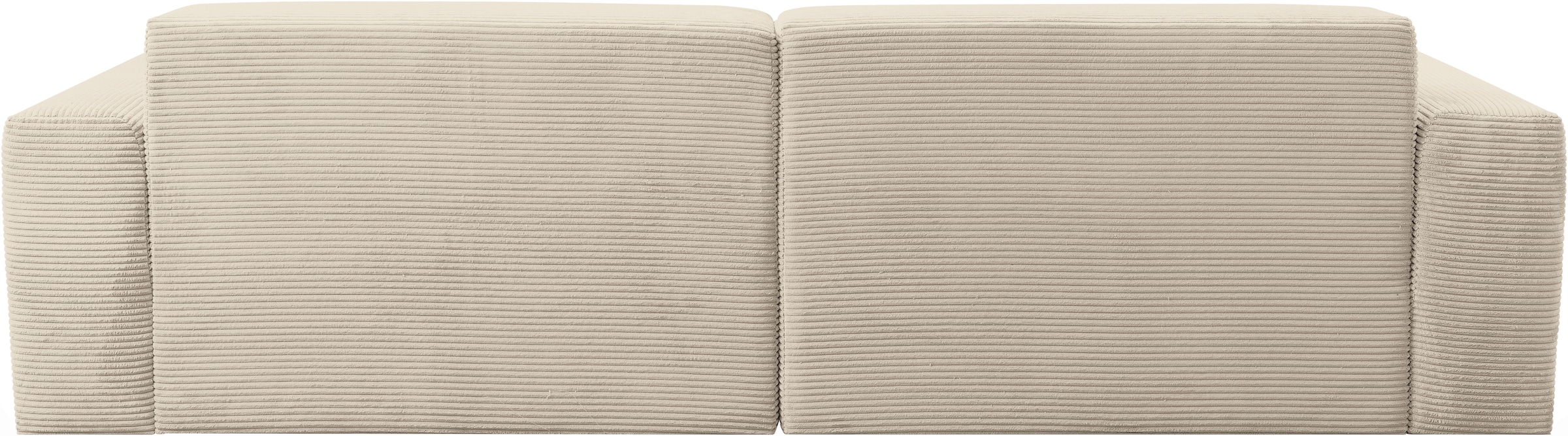 WERK2 Sofa »Zeus 3-Sitzer, B/T: 256/105 cm, Big-Sofa, modern & bequem« Curvy Trend 3-Sitzer mit urbaner Optik