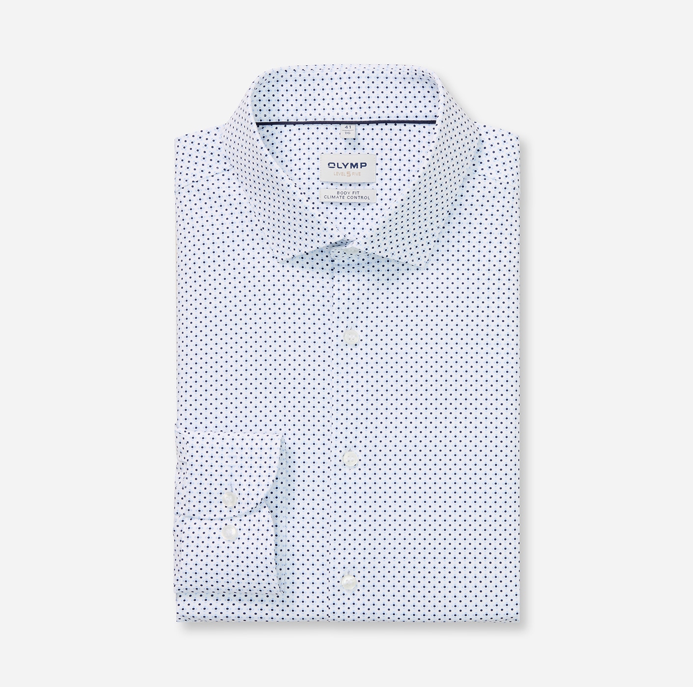 OLYMP Langarmhemd »Level Five 24/Seven« Businesshemd, body fit, Kentkragen