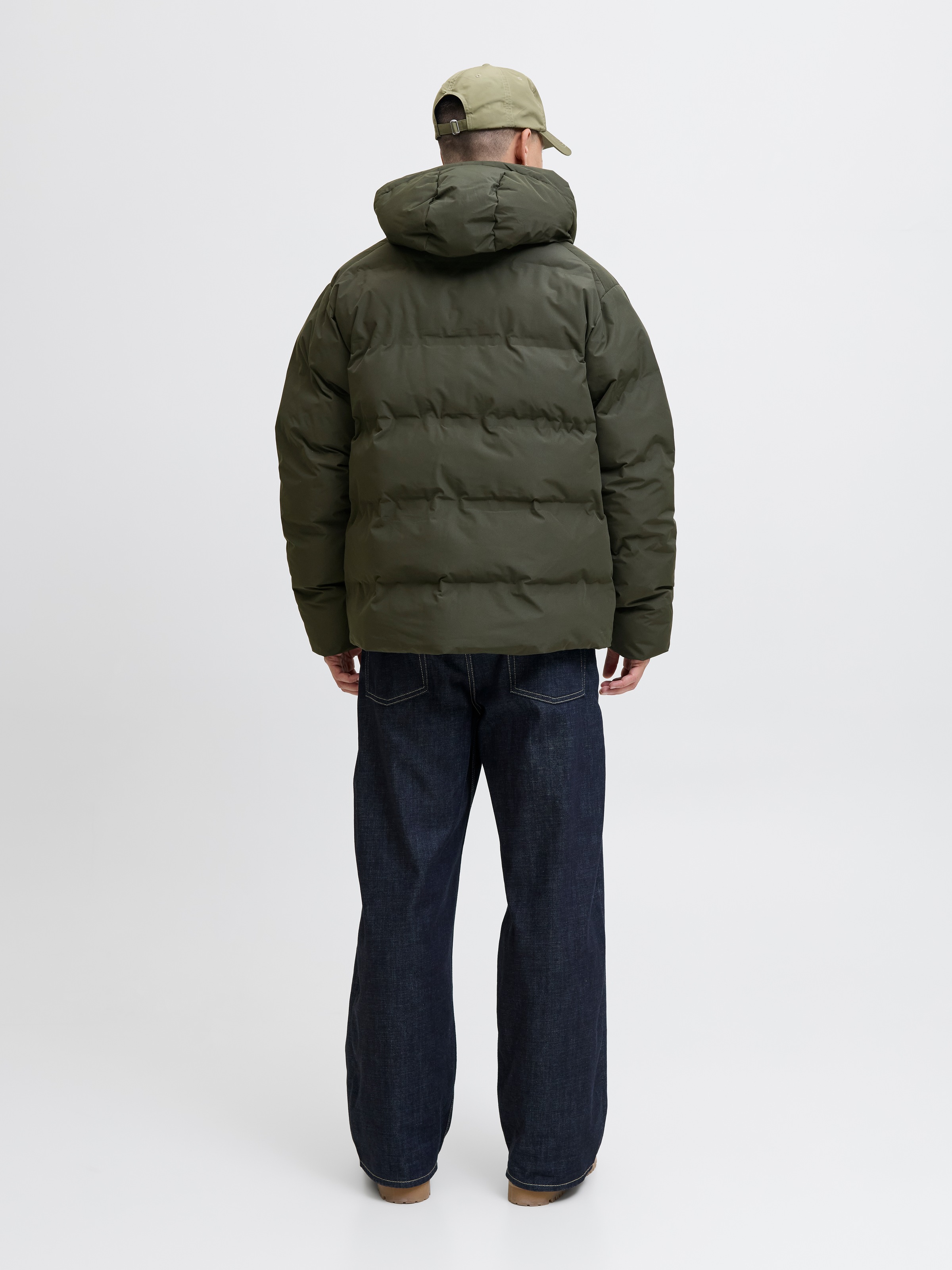 Jack & Jones Steppjacke »JJESOHO PUFFER HOOD SN« mit Kapuze