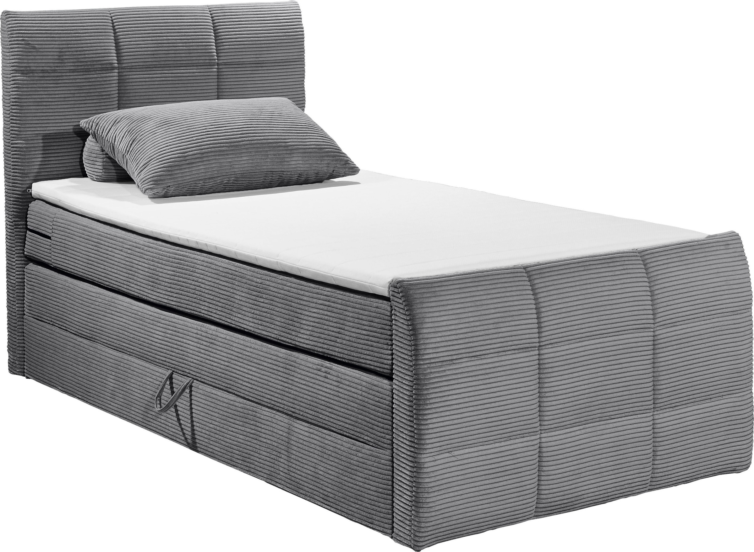 ED EXCITING DESIGN Boxspringbett »Bolivia« harte Seite mit Kokosmatte, weic günstig online kaufen