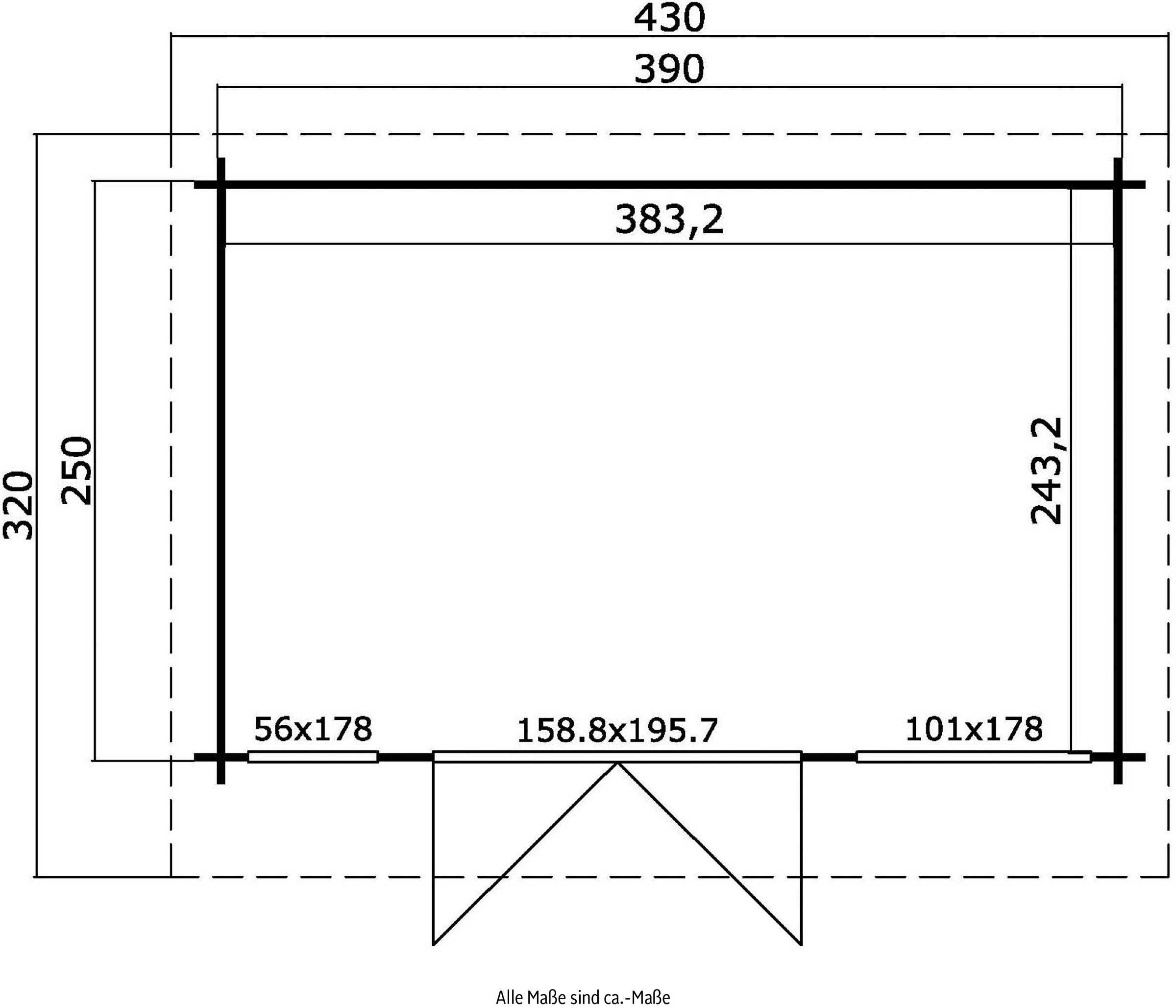 LASITA MAJA Gartenhaus »DORSET«