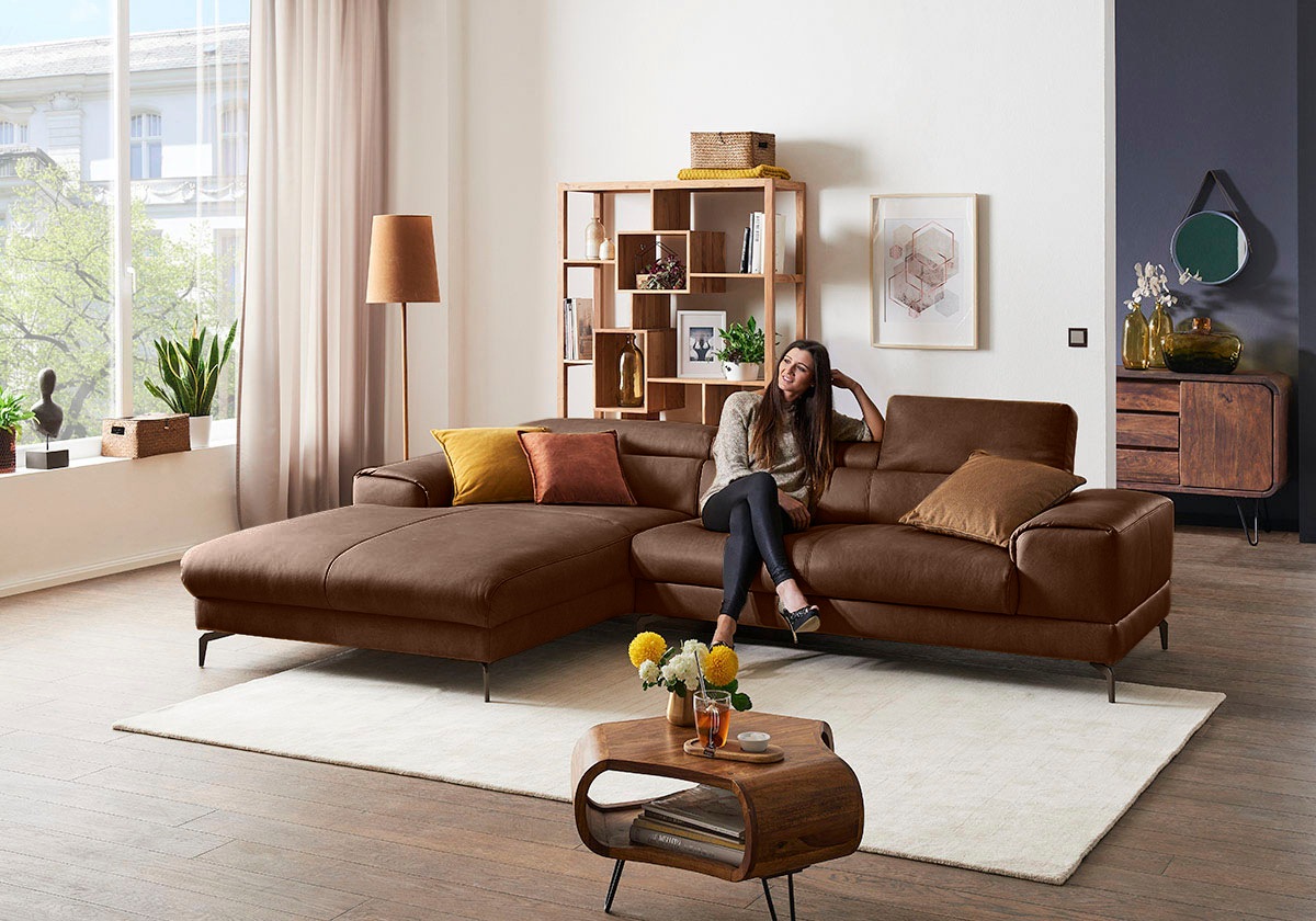 W.SCHILLIG Ecksofa »piedroo, Designsofa mit tollem Sitzkomfort, elegant und günstig online kaufen