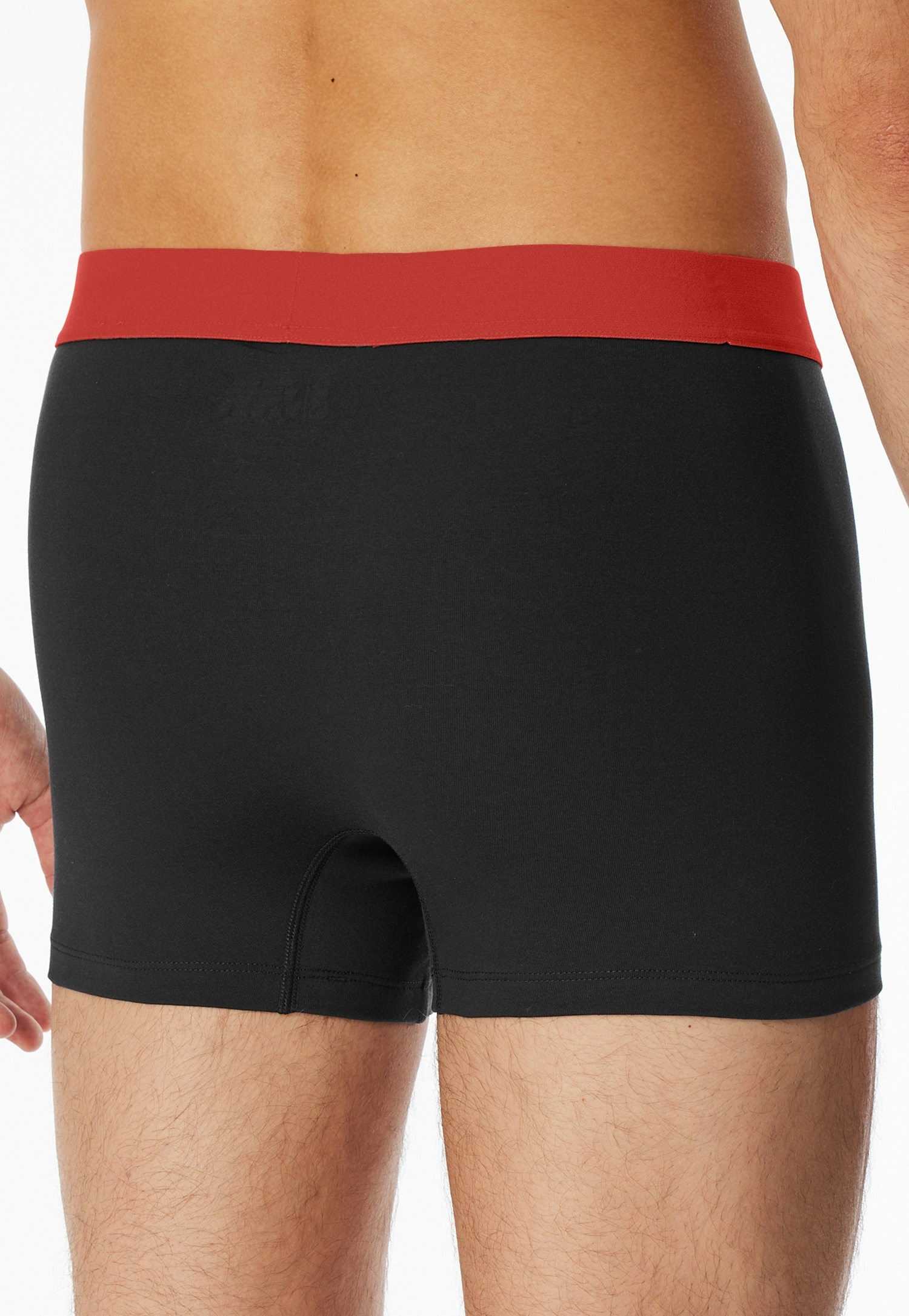 Schiesser Boxershorts »95/5 Multipacks« 3er Pack,  mit farblich abgesetztem, sportlichem Logo-Webgummibund