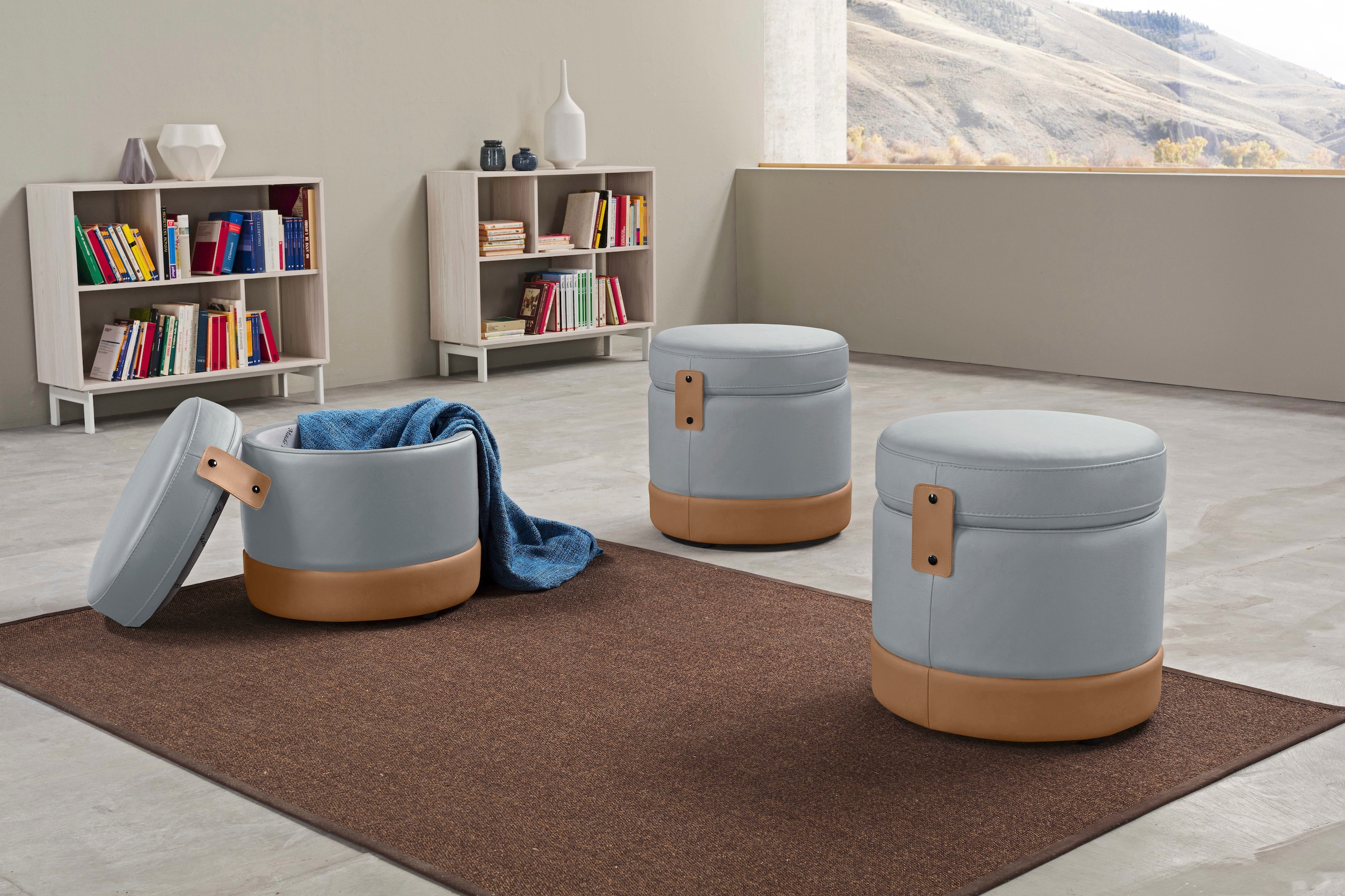 Egoitaliano Hocker »Tonder, Designhocker als Blickfang mit tollen Details« günstig online kaufen