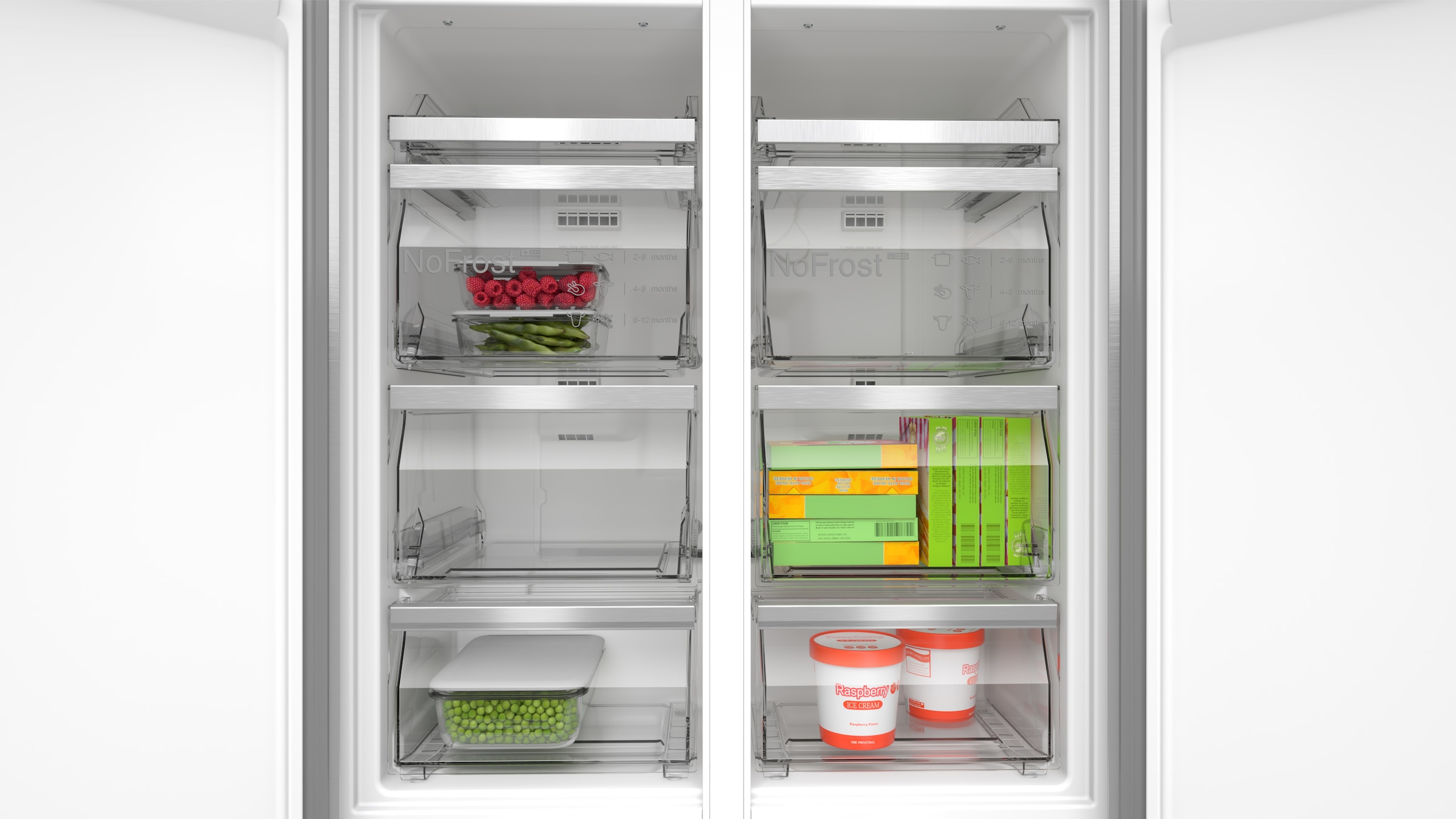 BOSCH Multi Door Serie 4 »KMC85LEEA«