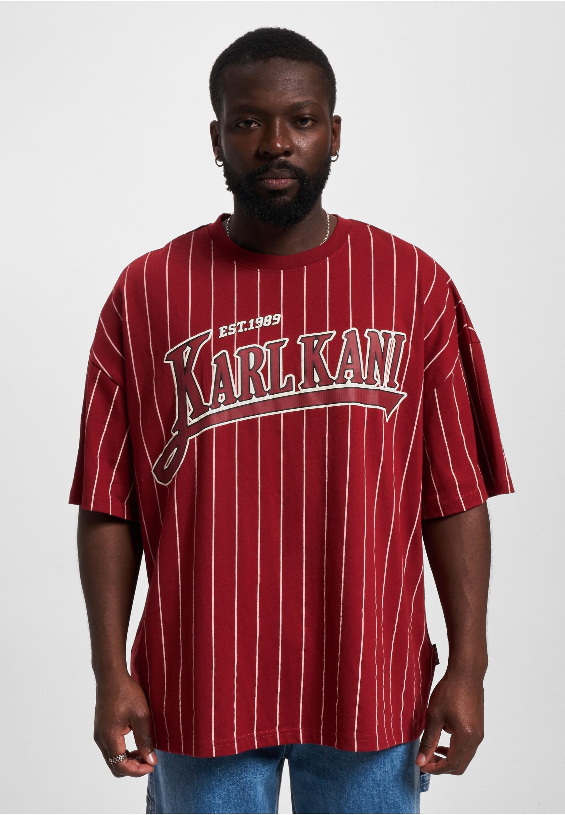 Karl Kani T-Shirt »Karl Kani Herren KM234-001-1 KK Trekking Boxy Pinstripe Tee« 1 Stk. tlg.