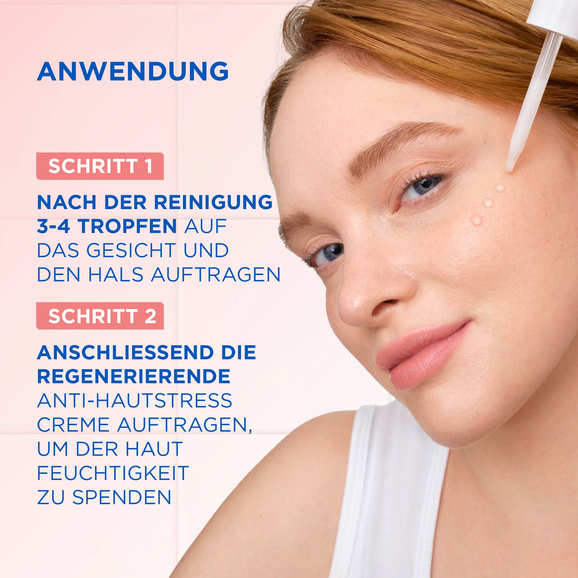 Mixa Gesichtsserum »MIXA ANTI-HAUTSTRESS SERUM« beruhigt sofort, mildert Hautreaktionen