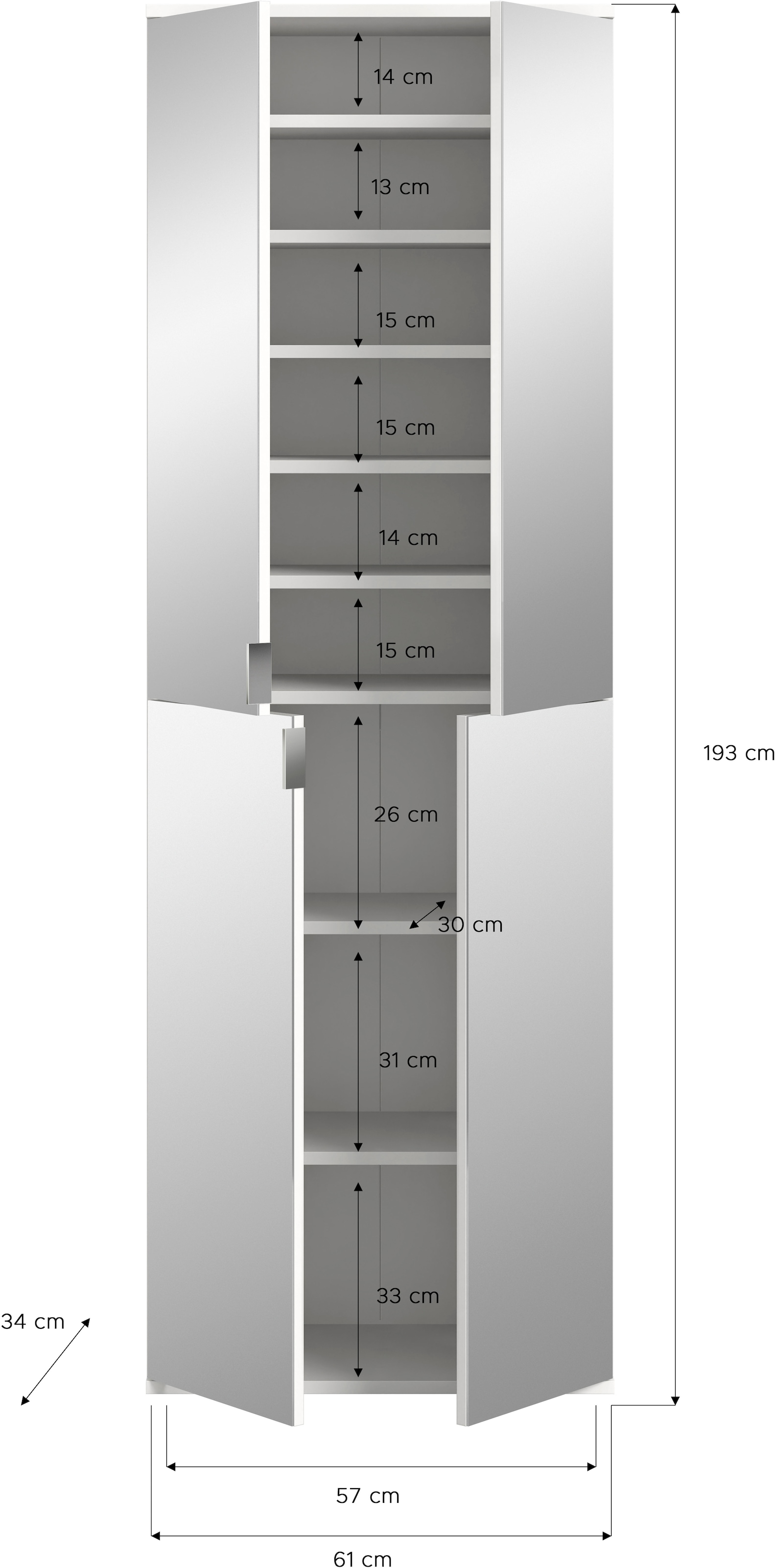 INOSIGN Garderobenschrank