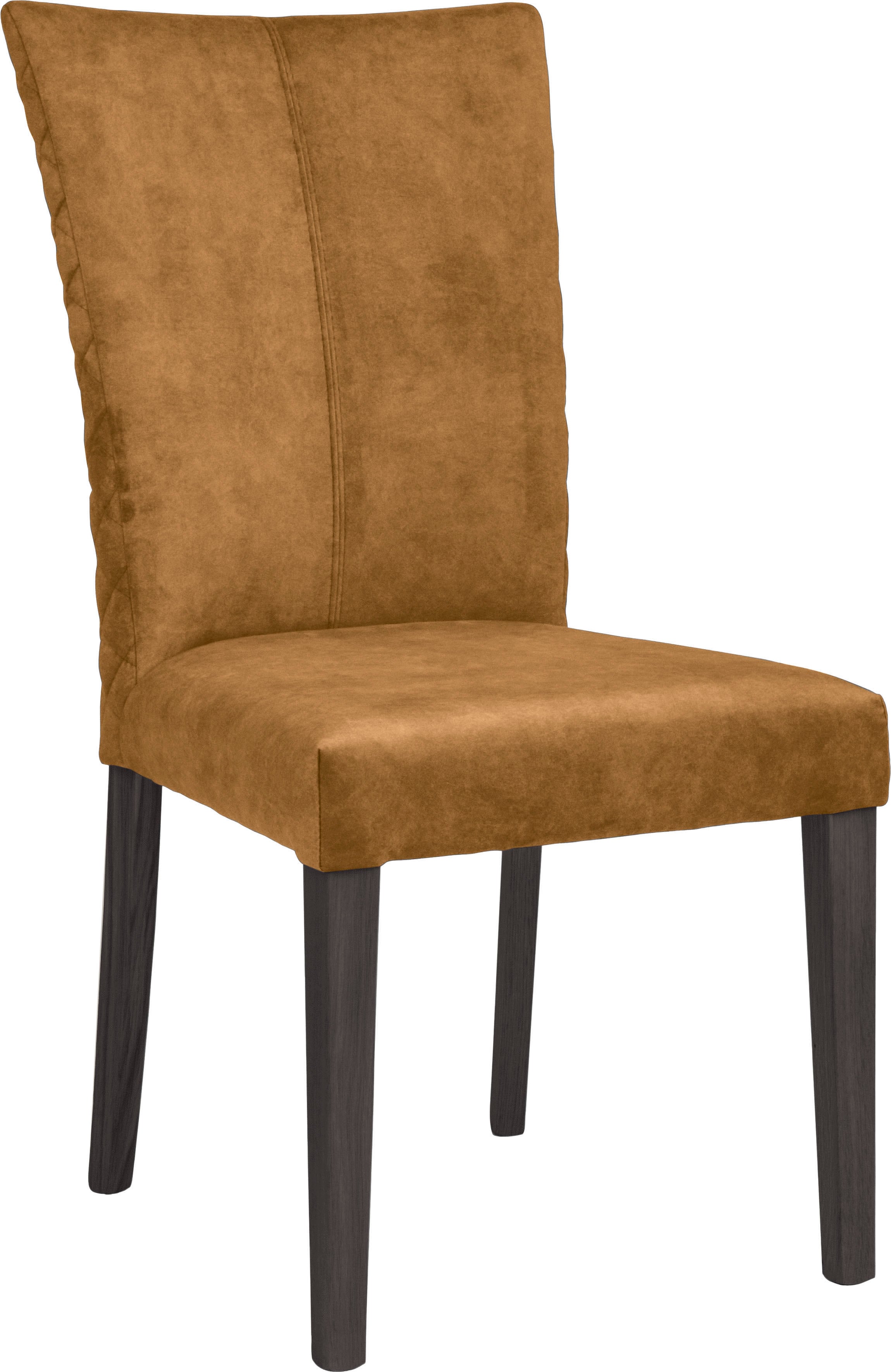 Leonique 4-Fußstuhl »Vence« (Set) 2 Stk. Samtvelours mit Rautensteppung in günstig online kaufen