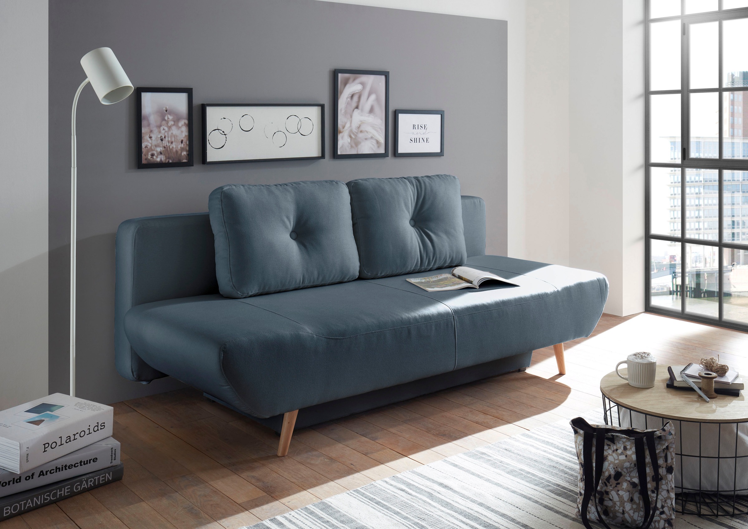 Home affaire Schlafsofa »Segmon« einfach in ein bequemes Bett umwandeln, in günstig online kaufen