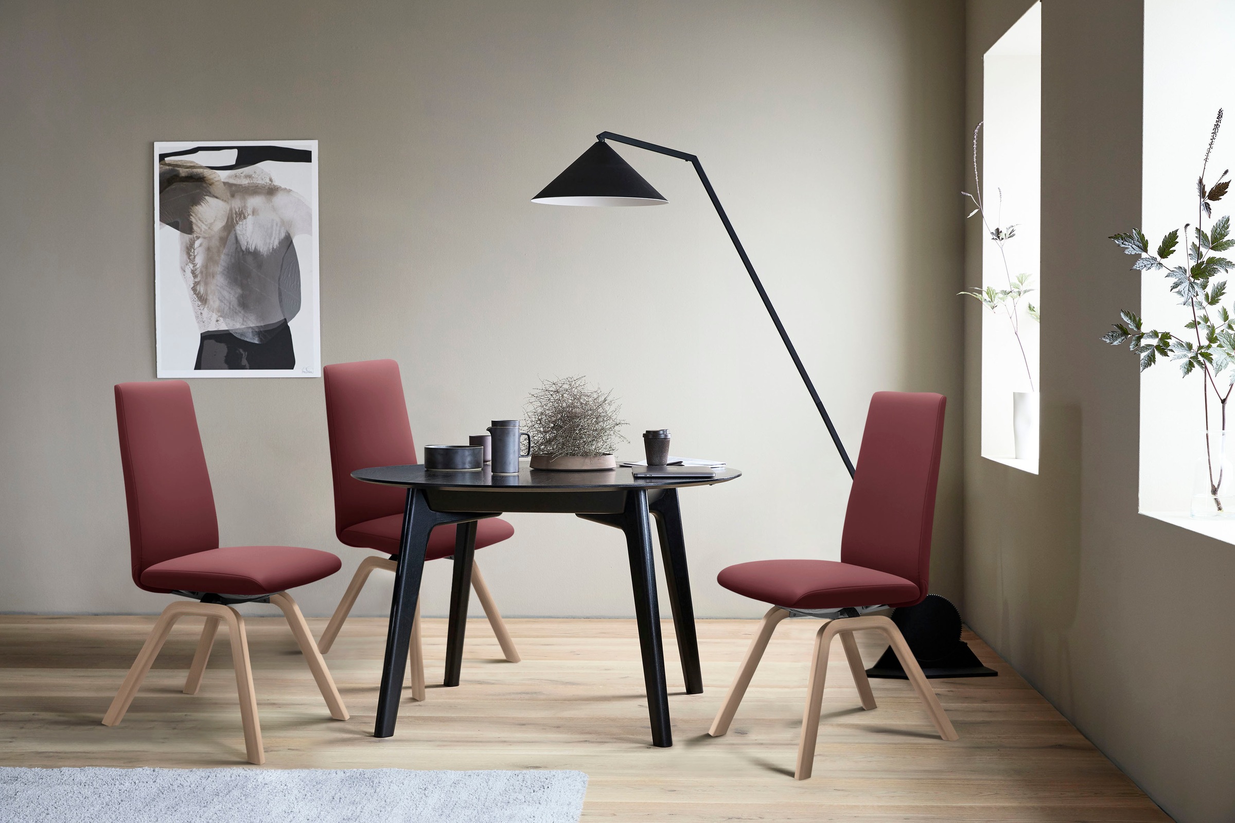 Stressless® Polsterstuhl »Laurel«, Leder BATICK, High Back, Größe M, mit sc günstig online kaufen