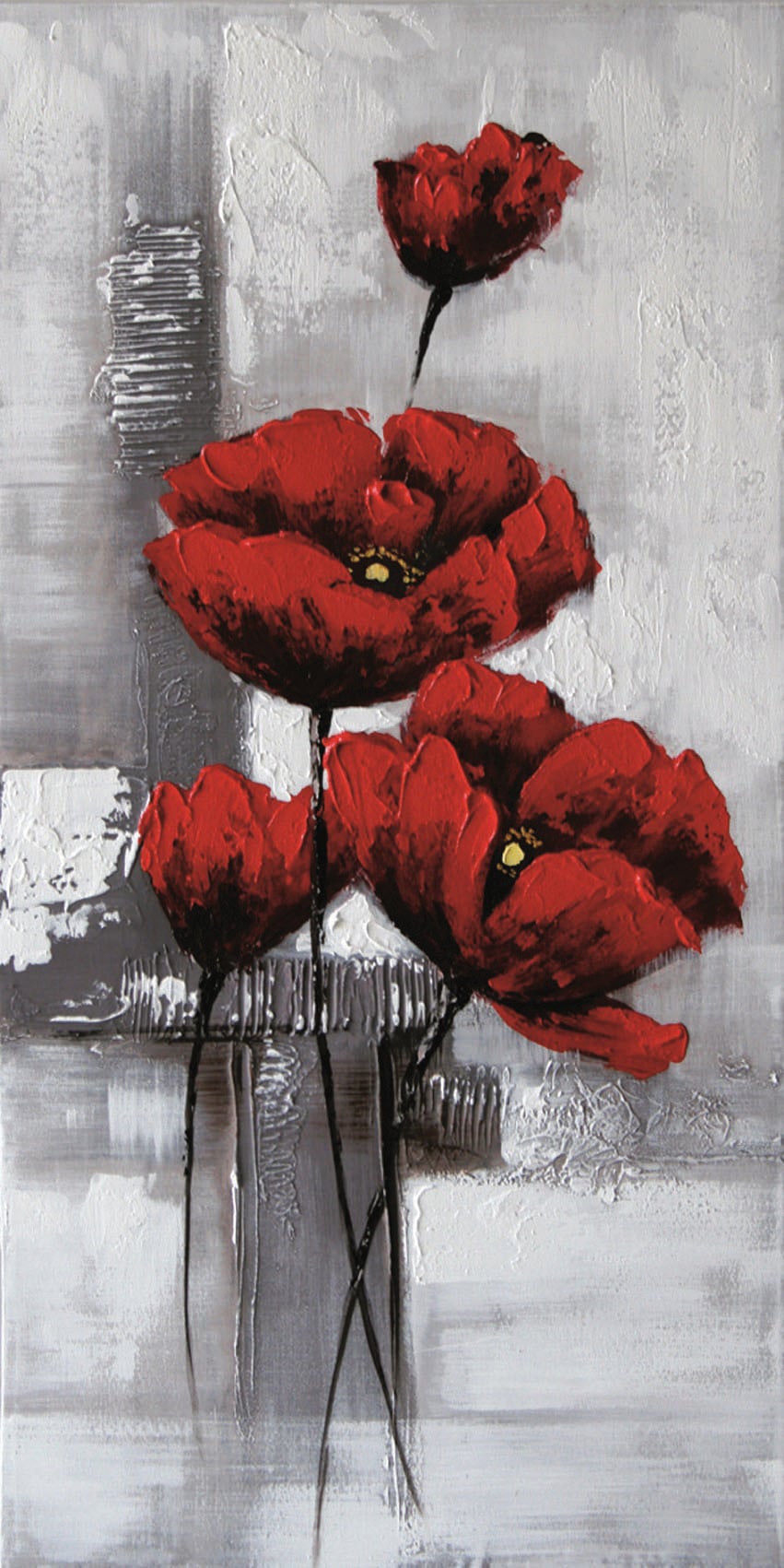 Bönninghoff Ölbild »Feuerroter Mohn«, (1 St.), handgefertigt kaufen