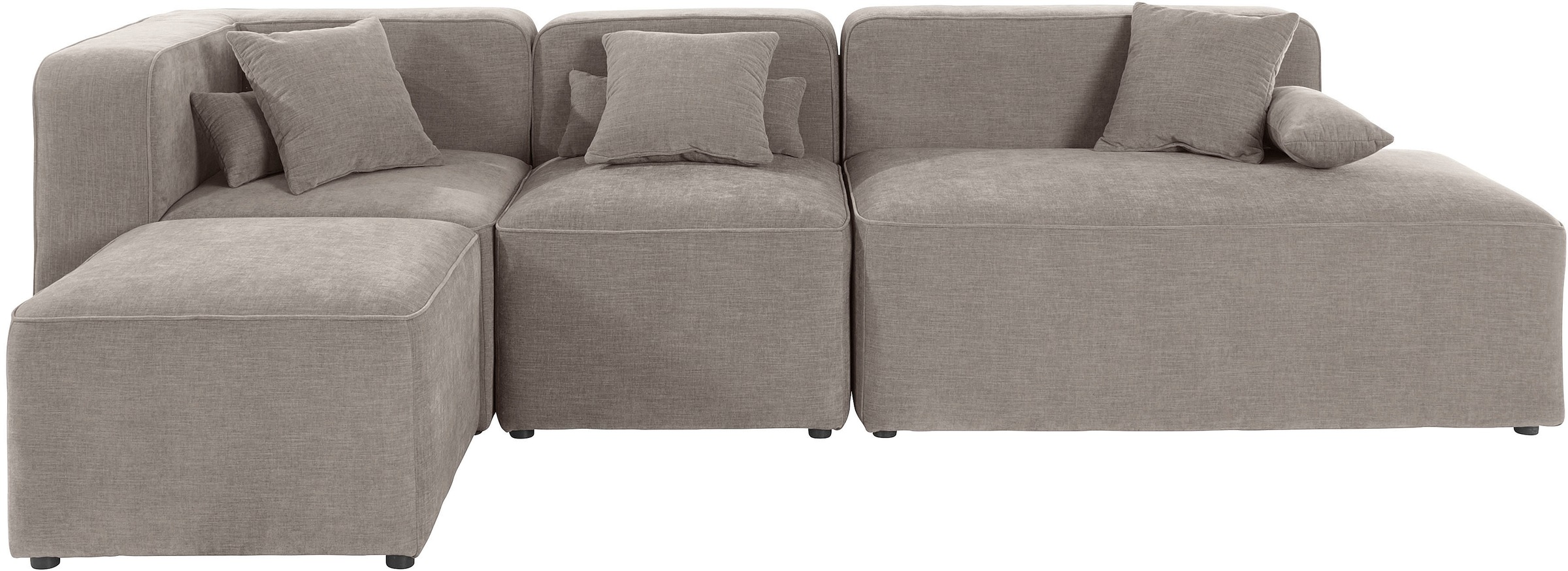 Home affaire Ecksofa »Sundstrup L-Form« Modulserie, individuelle Zusammenst günstig online kaufen