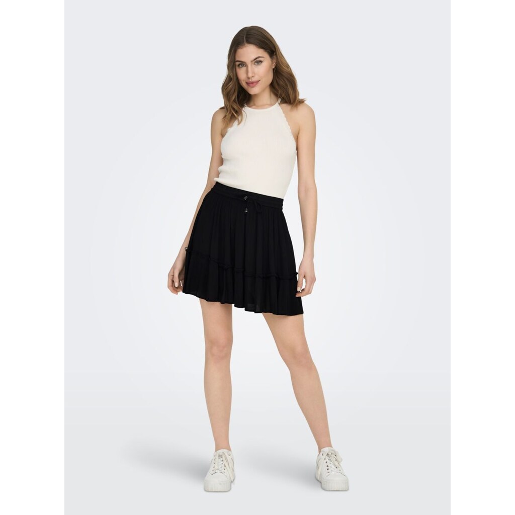 ONLY A-Linien-Rock »ONLIBIZA LIFE SHORT SKIRT WVN NOOS«