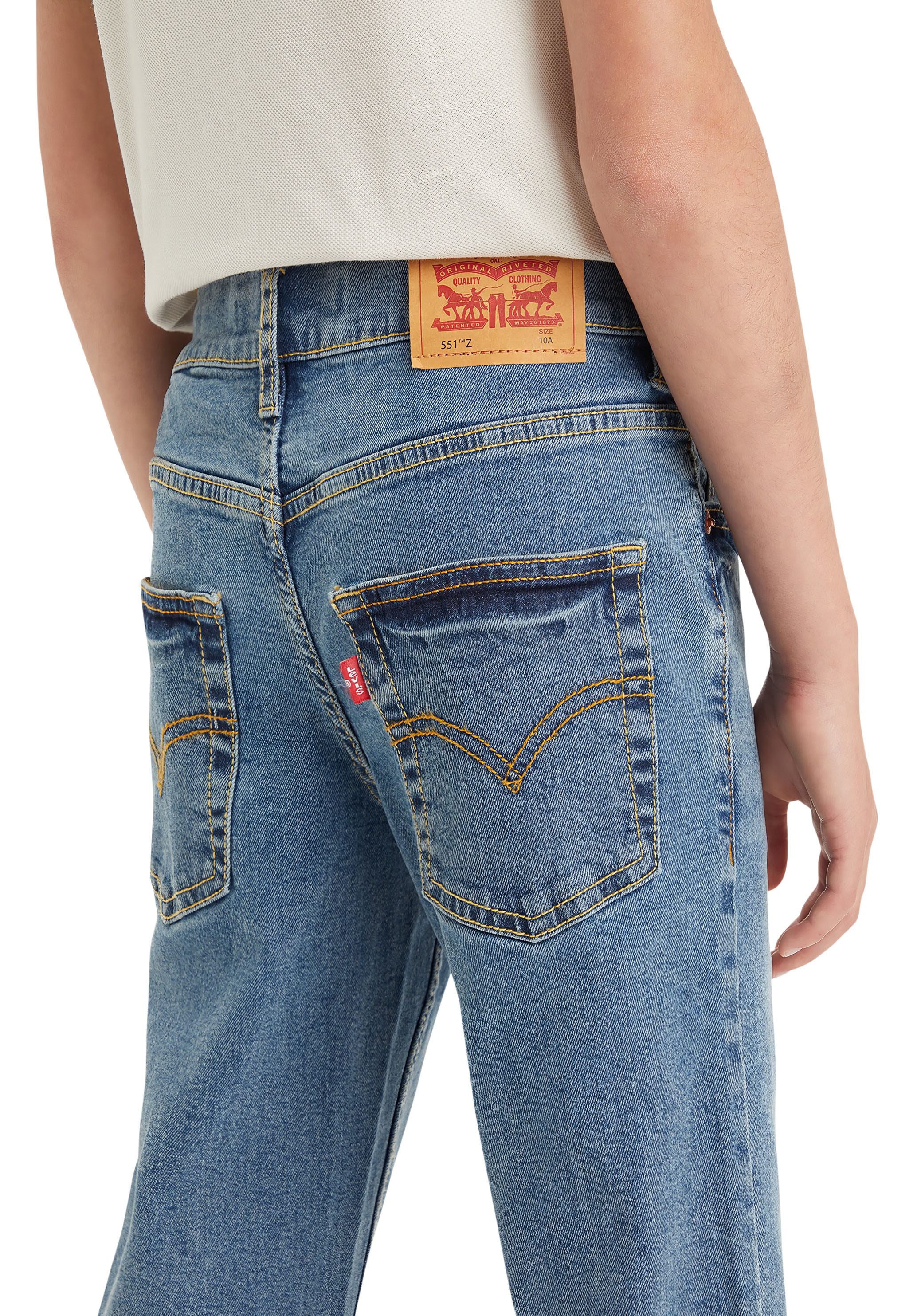 Levi's® Kids Straight-Jeans »LVB 551Z AUTHENTIC STRGHT JEAN«, for BOYS