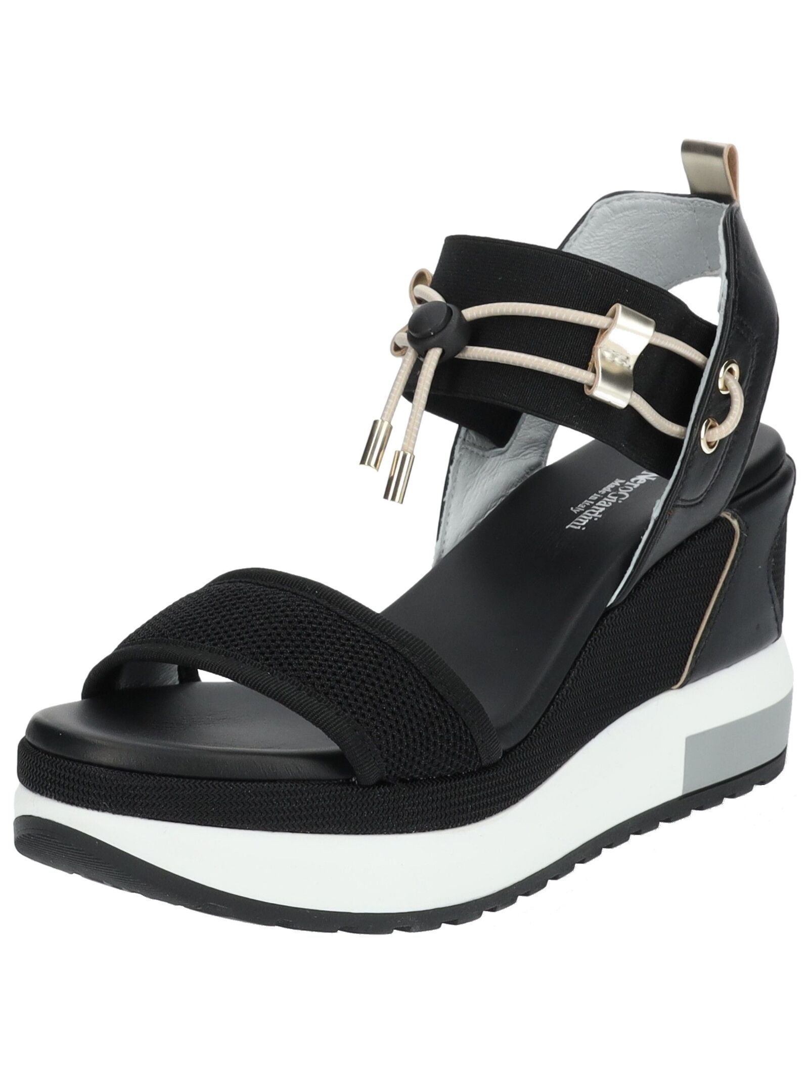 Nero Giardini Keilsandalette »Nero Giardini Sandalen Leder/Textil«