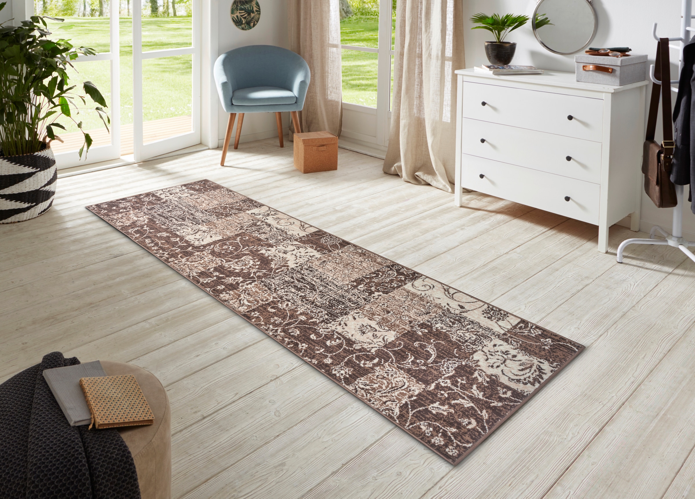 HANSE Home Läufer »Kirie«, rechteckig, 9 mm Höhe, Patchwork, Kurzflor, Tepp günstig online kaufen