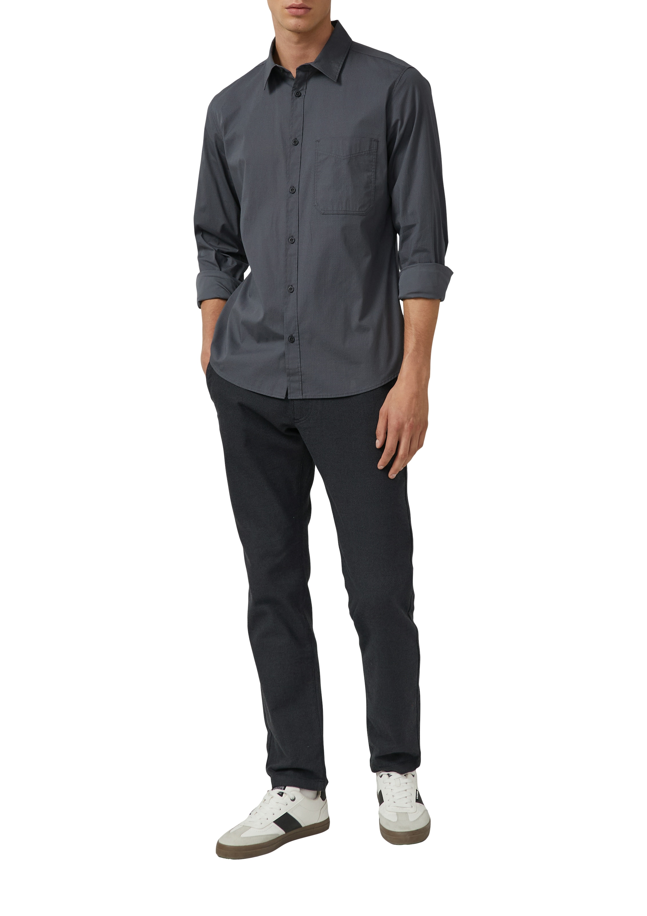 s.Oliver Langarmhemd mit Brusttasche