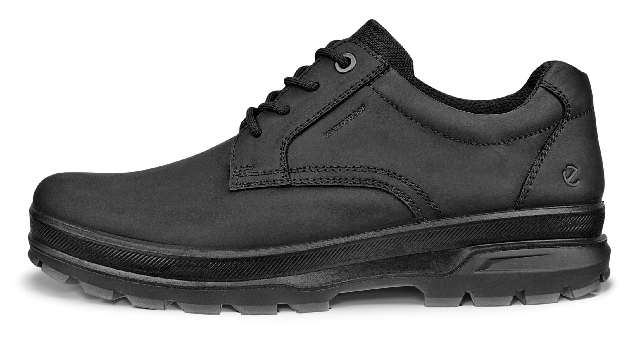 Ecco Schnürschuh »Rugged Track Wp Plain Toe«, Sneaker, Outdoorschuh mit waterproof Ausstattung