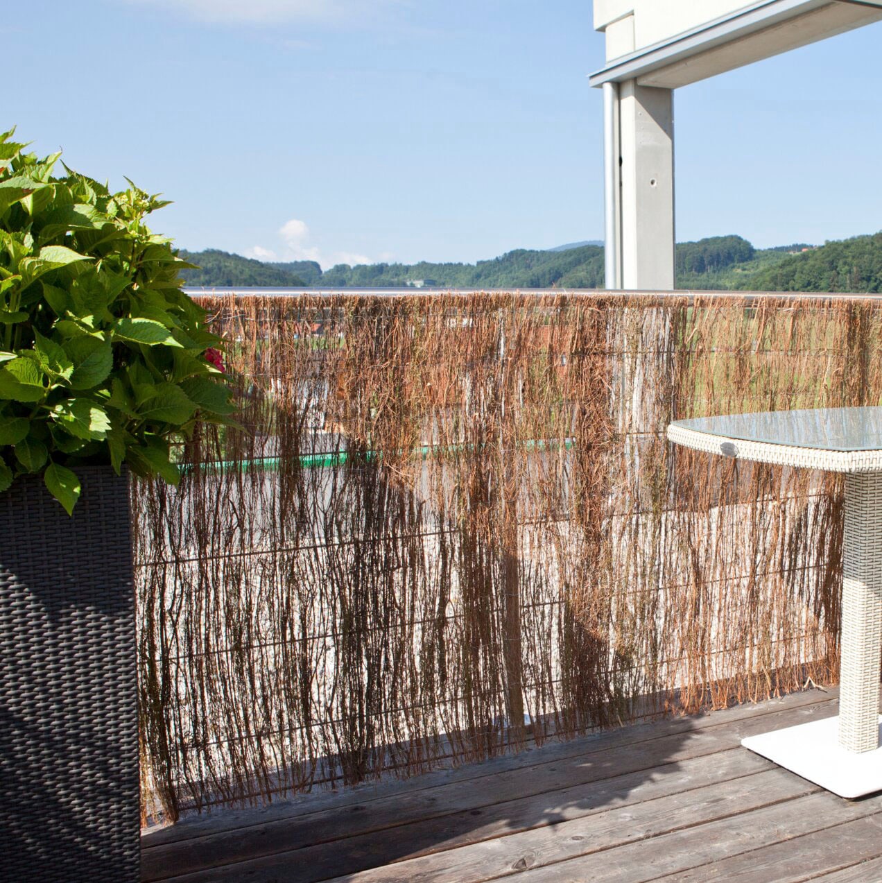 Windhager Sichtschutzzaunmatten naturbelassenes Heidekraut, L: 3 m