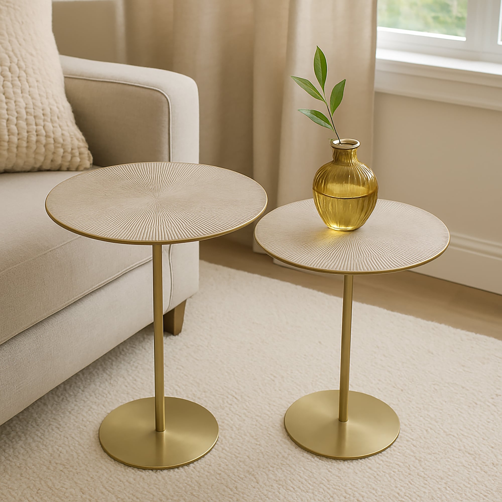 MIRRORS AND MORE Beistelltisch »SOLON« Set, 2, 6 Stk. tlg.