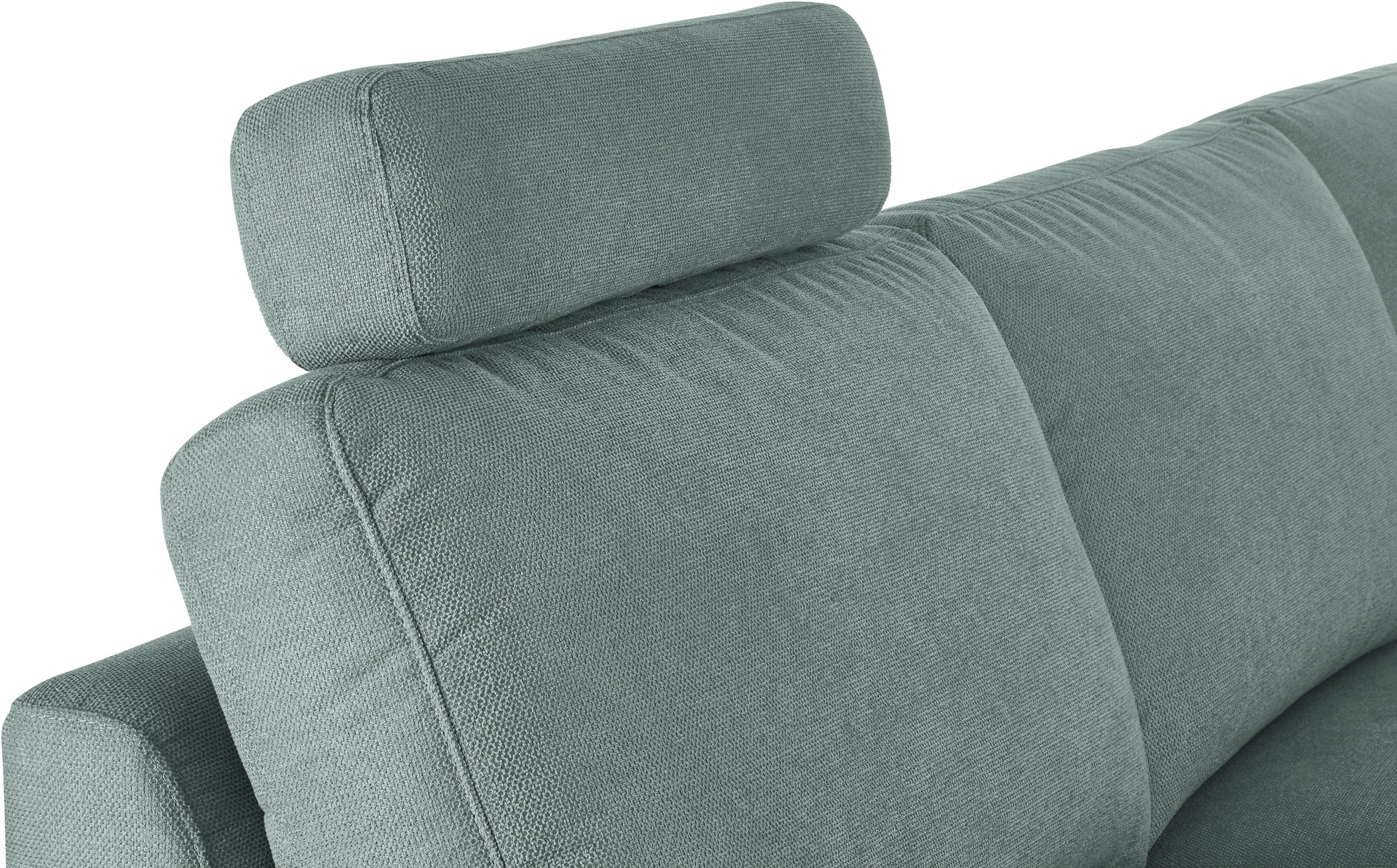 3C Candy Ecksofa »Lecce, wahlweise PUR-Schaumstoff oder Tonnentaschenfederkern«, Bett im 2,5-Sitzer, teilmotorische Schlaffunktion im Longchair, L-Form