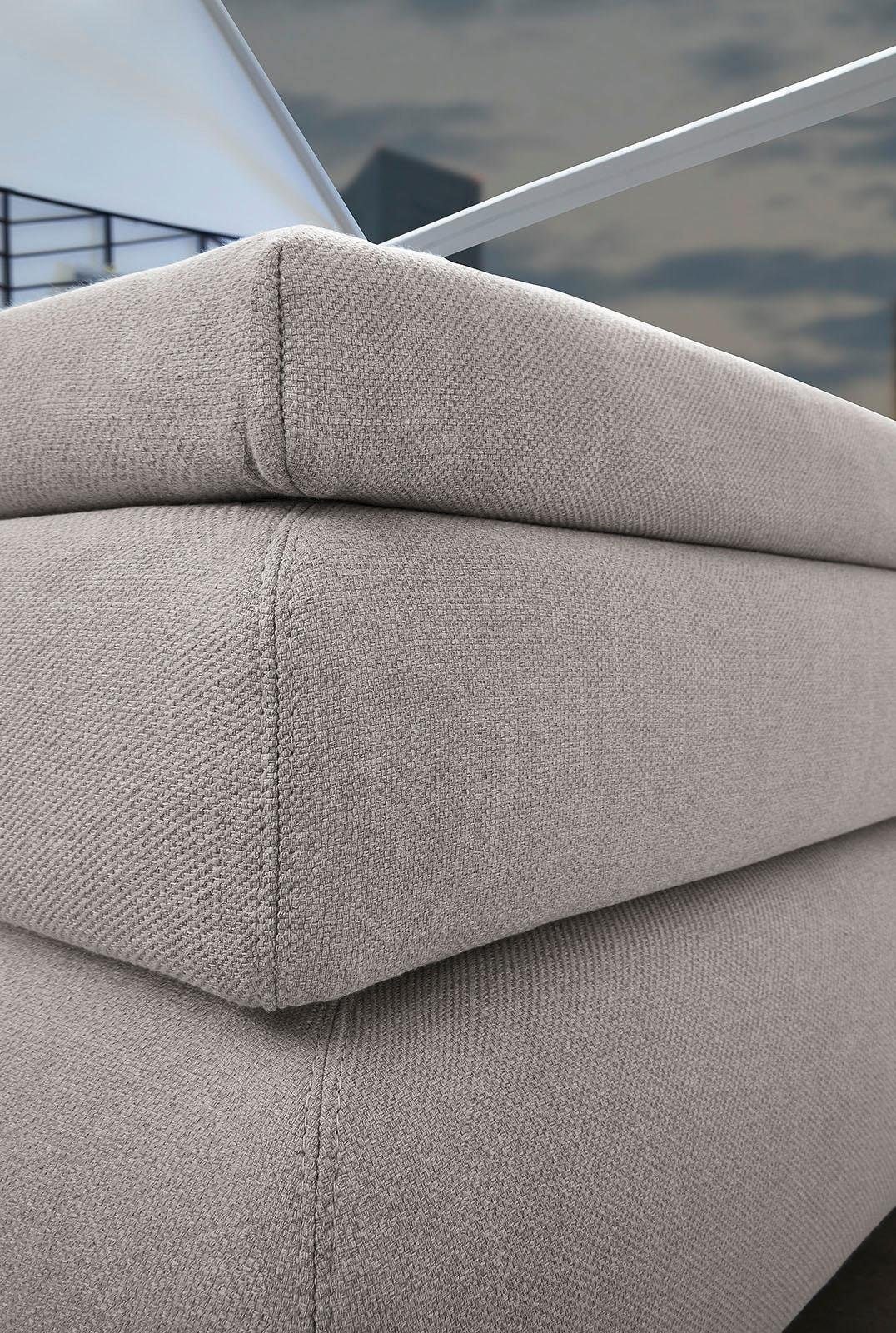 Jockenhöfer Gruppe Boxspringbett »Jessica inklusive 9cm Kaltschaum-Topper«, und 7-Zonen-TTFK-Matratze (H3,H3/H4 oder H4), Liegefläche 180x200cm