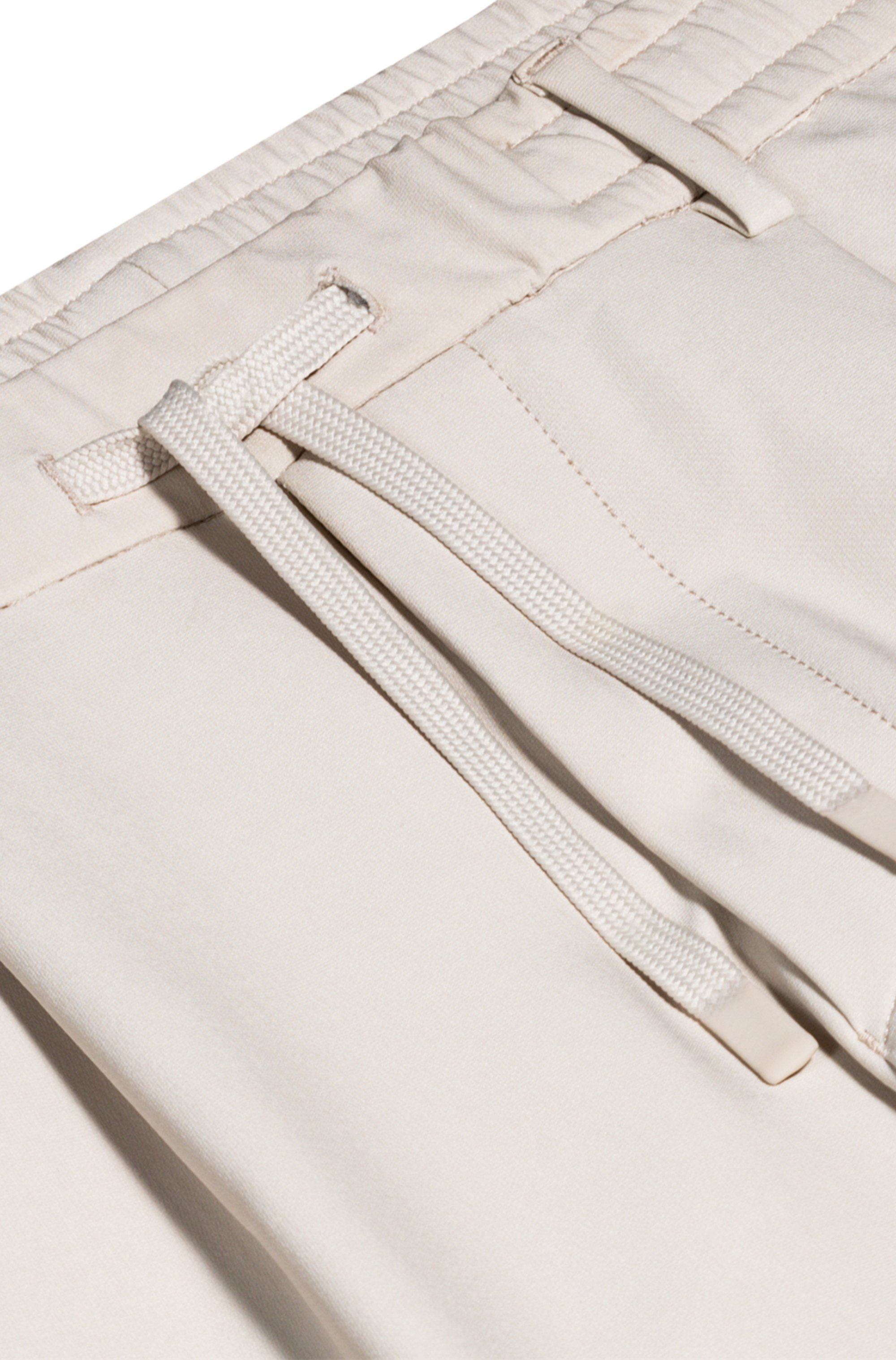 BOSS GREEN Webhose »T Convert-Pleat«, mit Zugbund und Markenlabel