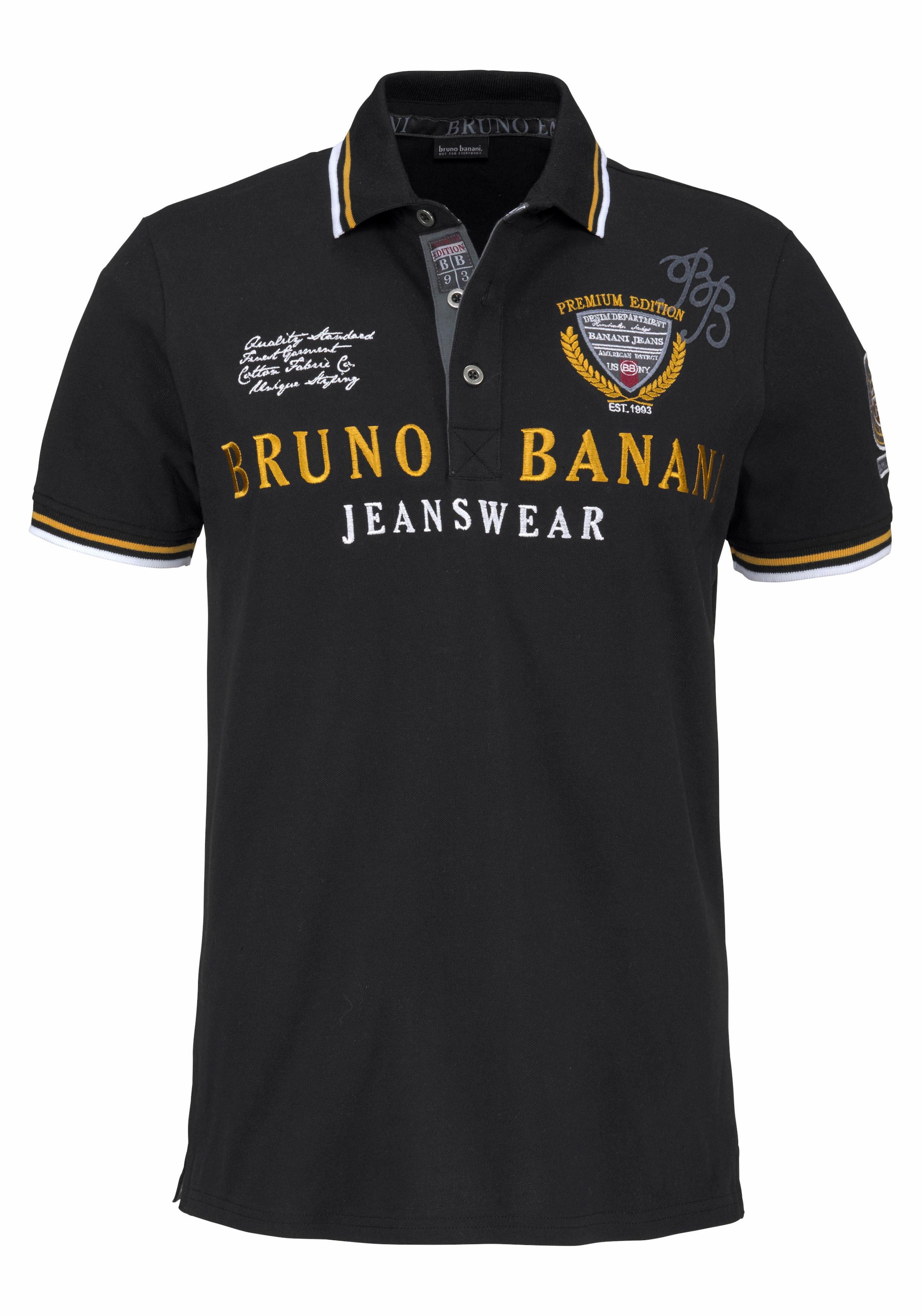 Bruno Banani Poloshirt, Piqué Qualität
