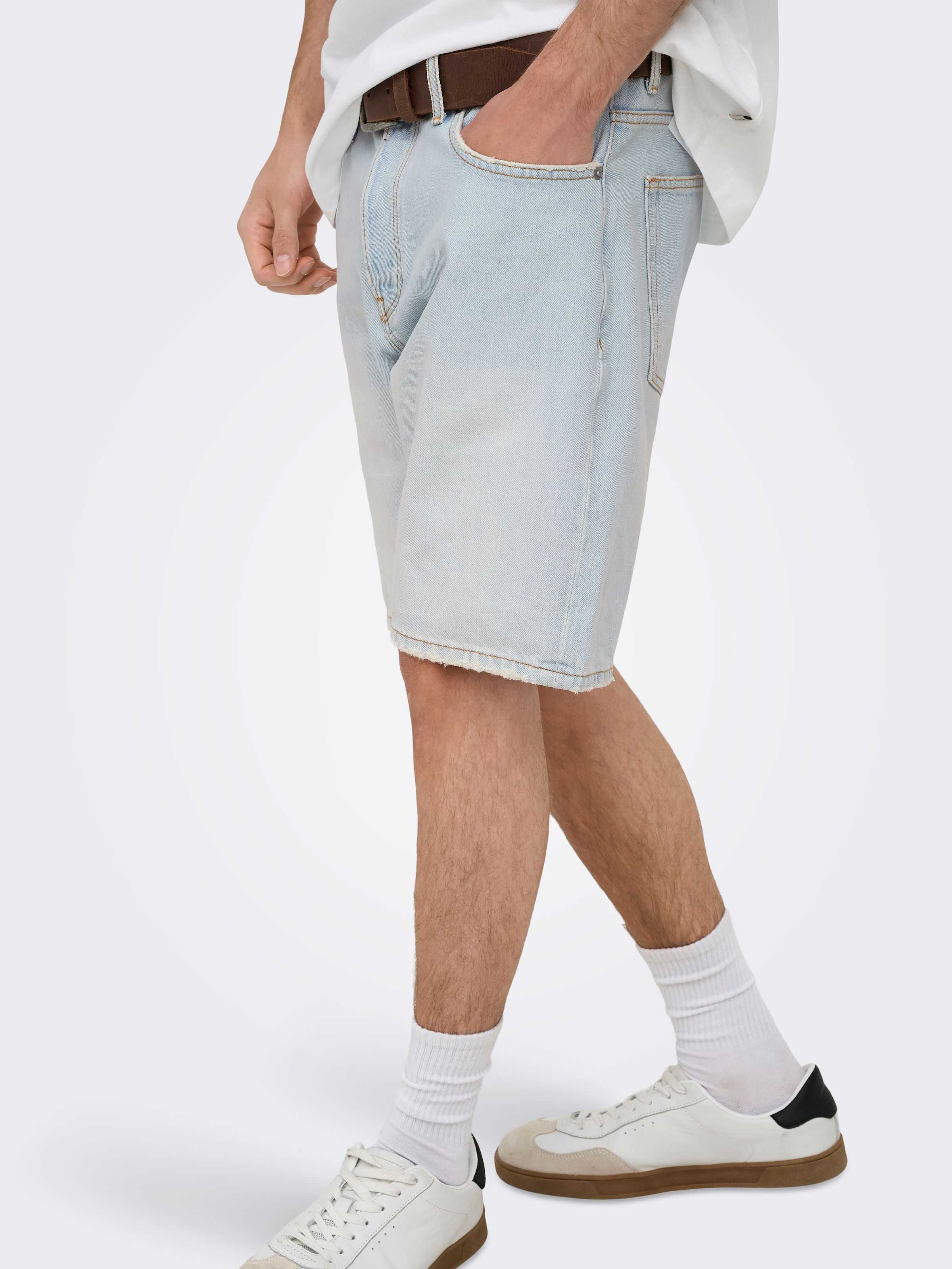 ONLY & SONS Bermudas »ONSEDGE LB 3662 DOT DNM SHORTS«  Jeans Bermuda