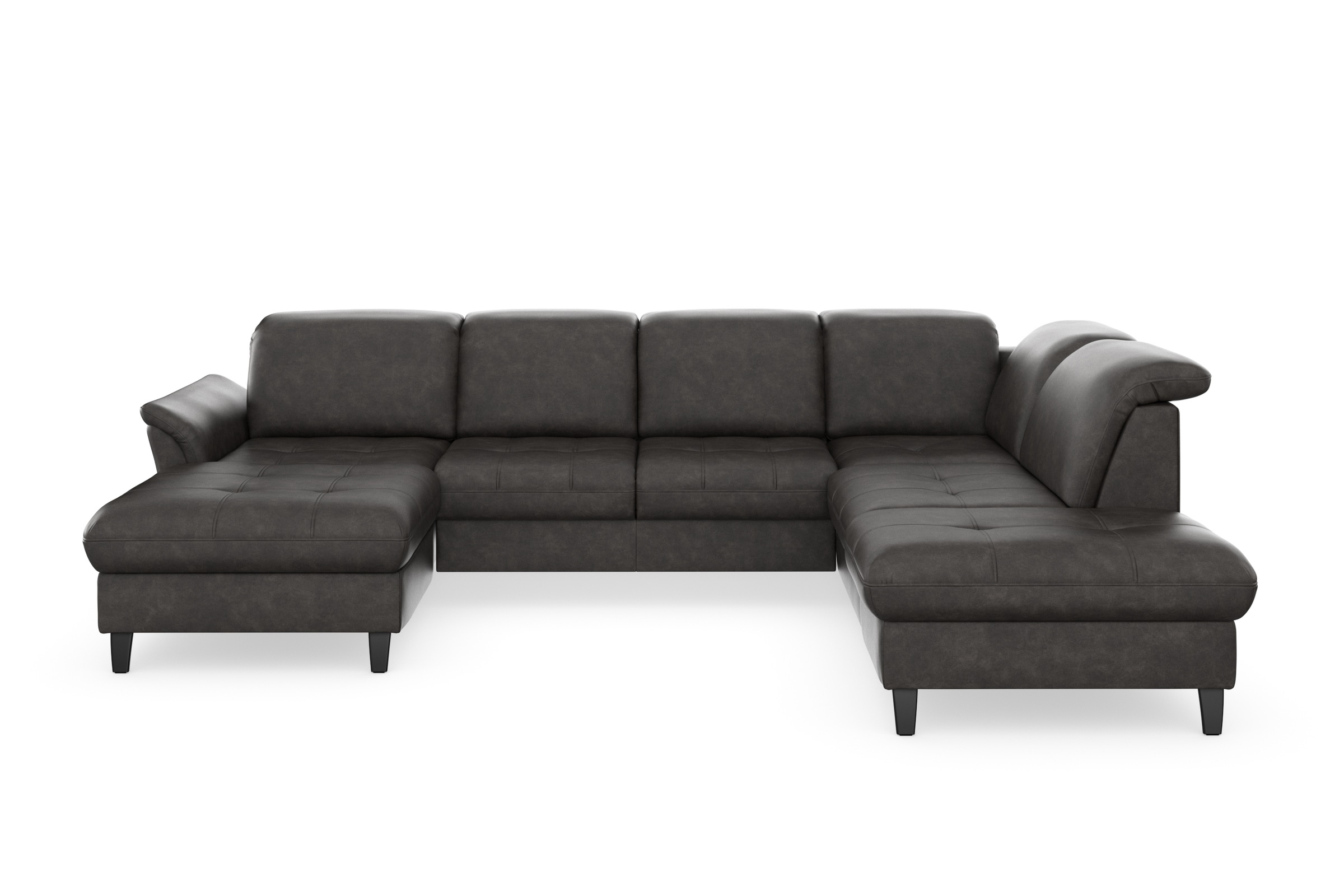 sit&more Wohnlandschaft »Maggiore U-Form«, wahlweise mit Kopfteilverstellung, Bettfunktion und Stauraum
