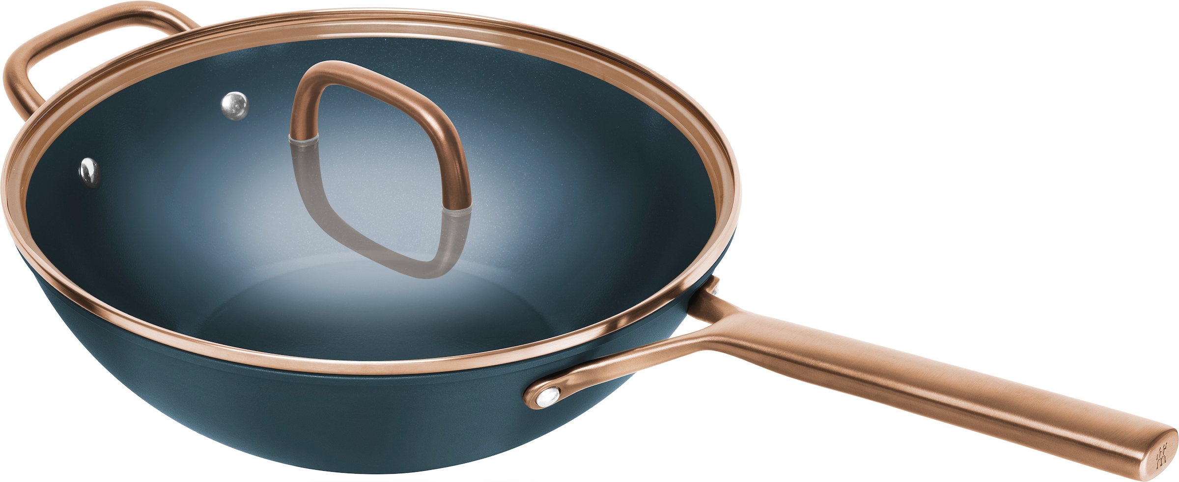 Zwilling Wok »Milano« Aluminium 1 tlg. Keramik-Antihaftbeschichtung, Induktion, Made in Italy