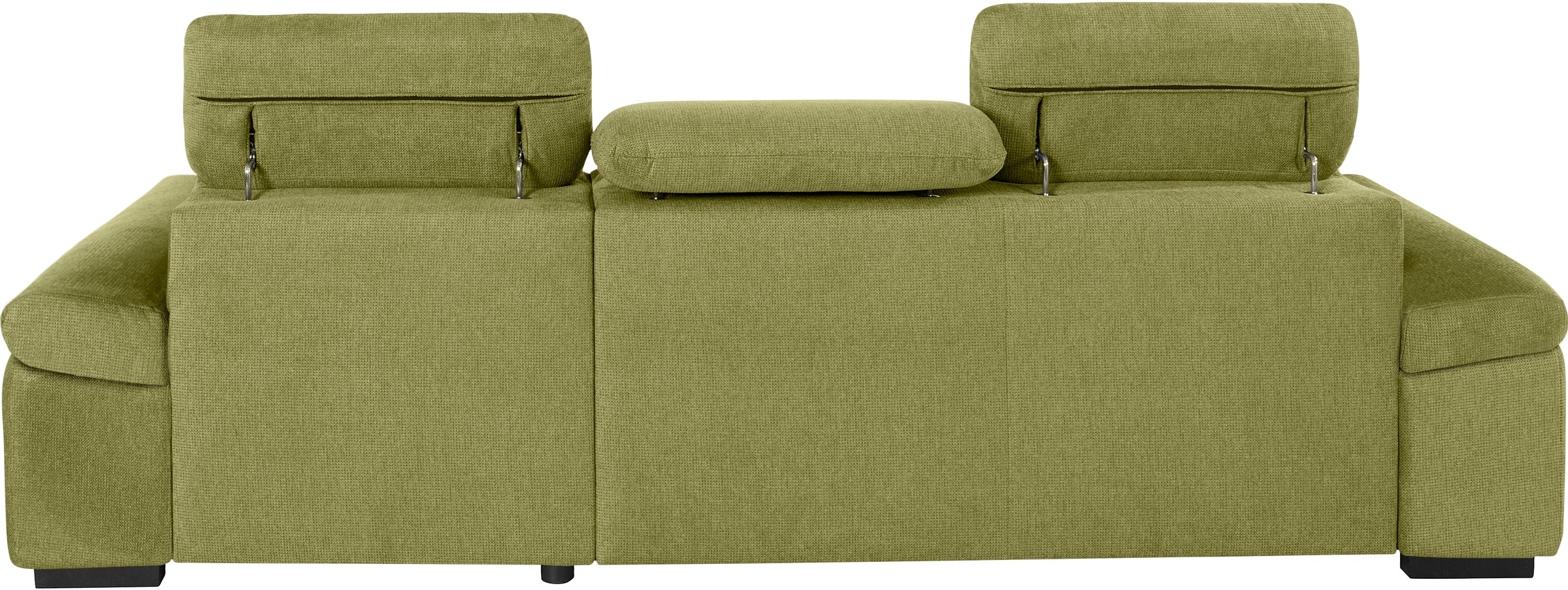 COTTA Ecksofa »Lola L-Form mit Kopfteilfunktion & Hocker«, (Set, mit Hocker), wahlweise mit Bettfunktion, Bettkasten & Armteilverstellung
