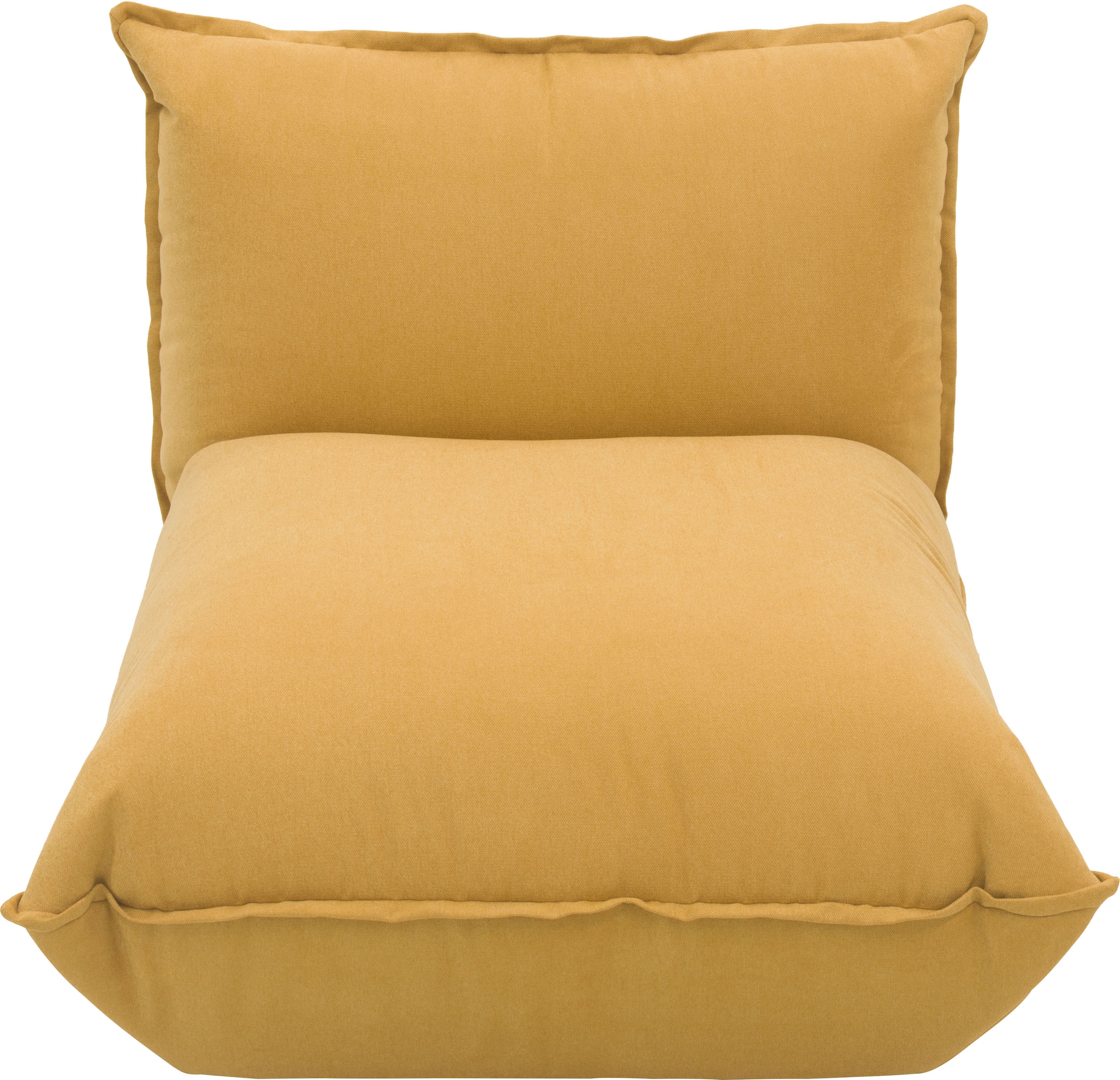 DOMO collection Sessel »Nantes Loungesessel, Wohlfühlsessel« hochwertig gepolstert mit Federkern, Struktur weich, mango