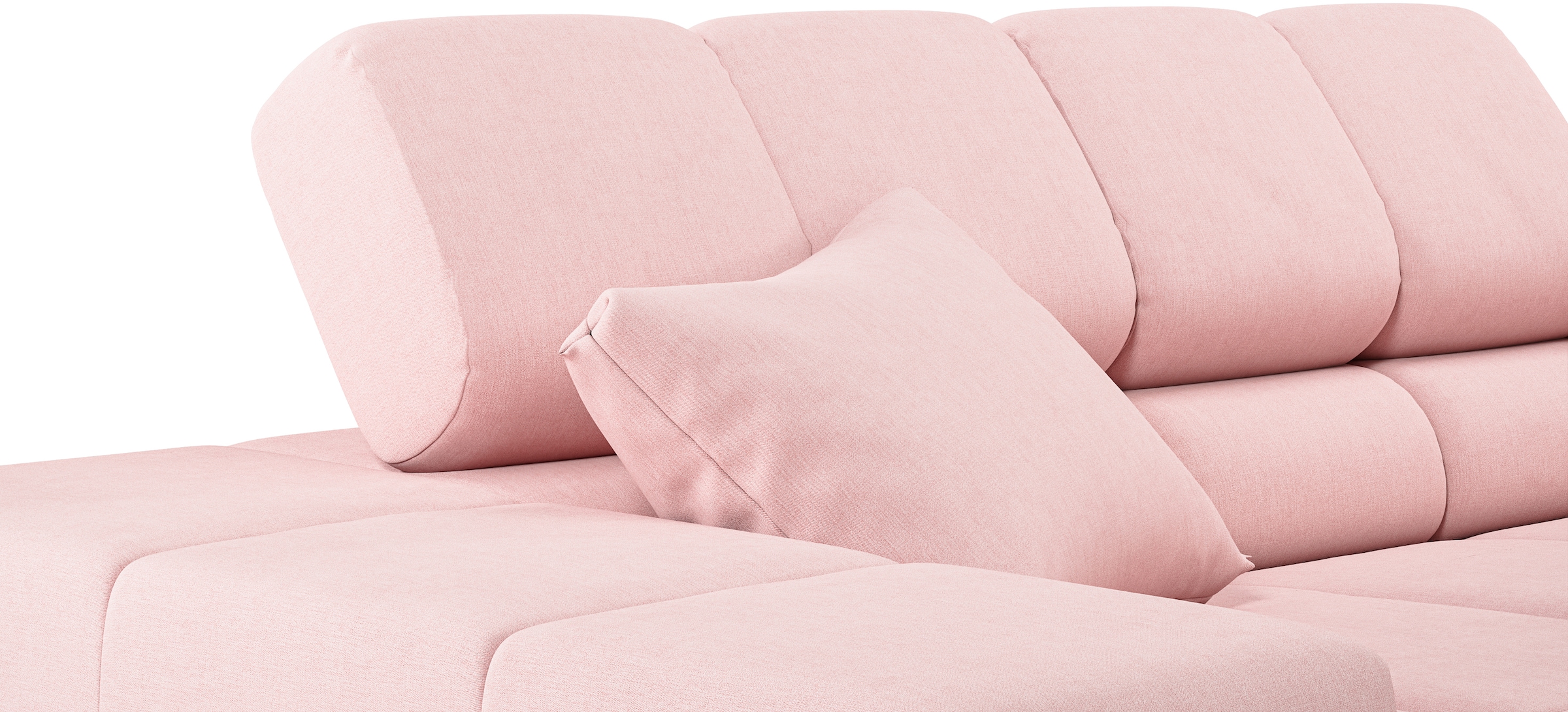 INOSIGN Ecksofa »Ancona incl. Kopfteilverstellung, OTTOs Choice, Breite 319cm, L-Form«, wahlweise motorische Sitztiefenverstellung, auch in Cord + Easy Care